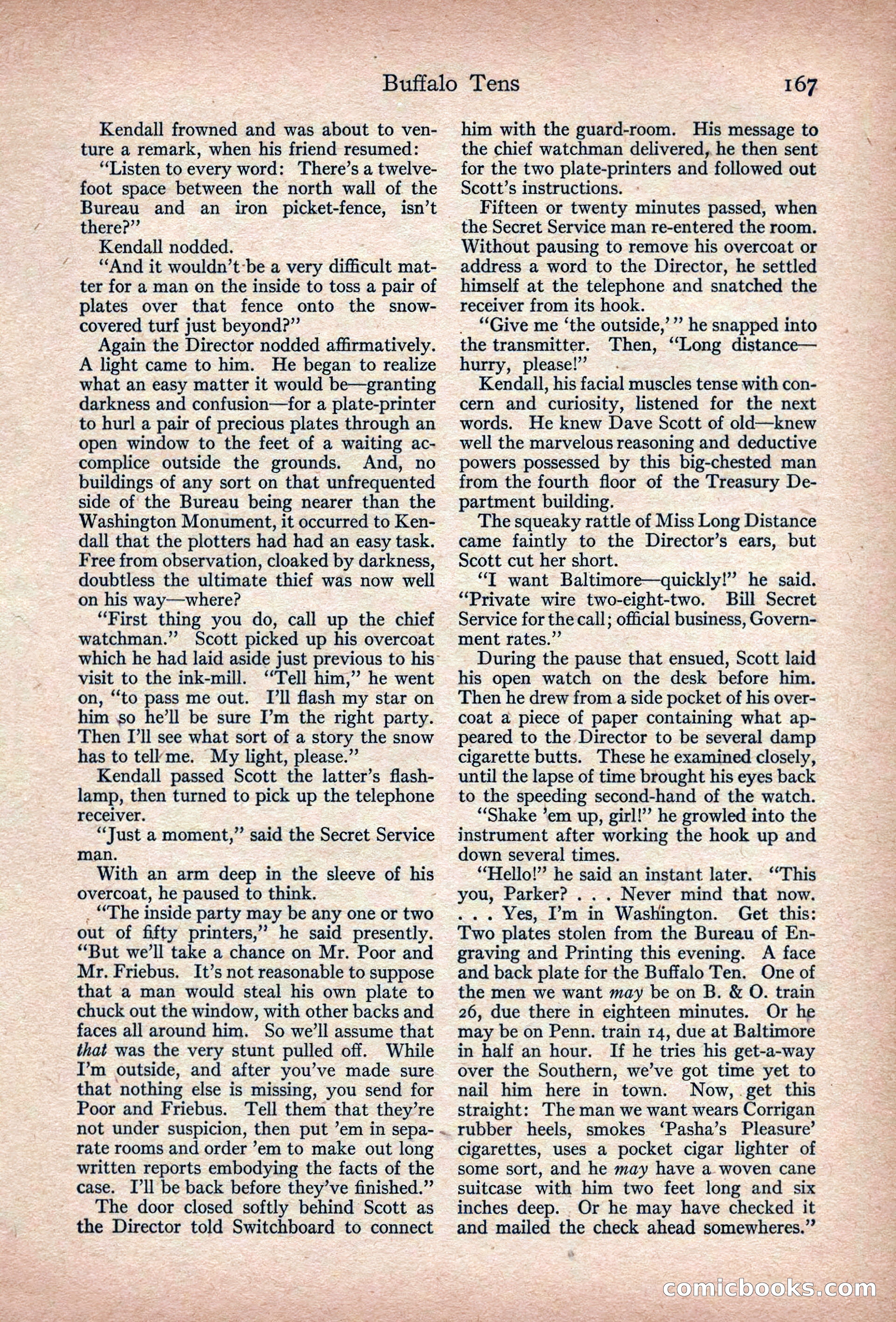 Adventure Magazine, March 1916 — page 169 of 228