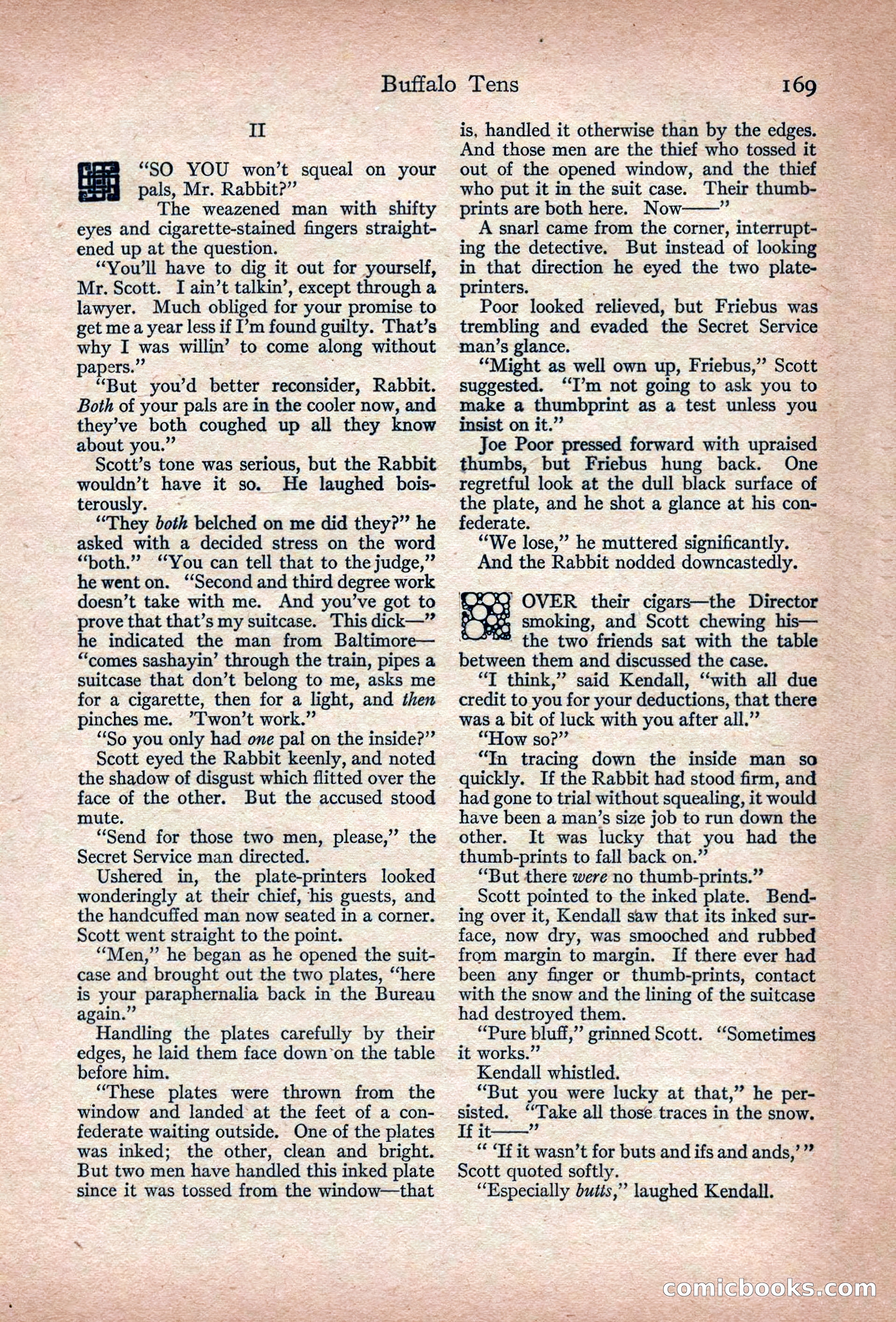 Adventure Magazine, March 1916 — page 171 of 228