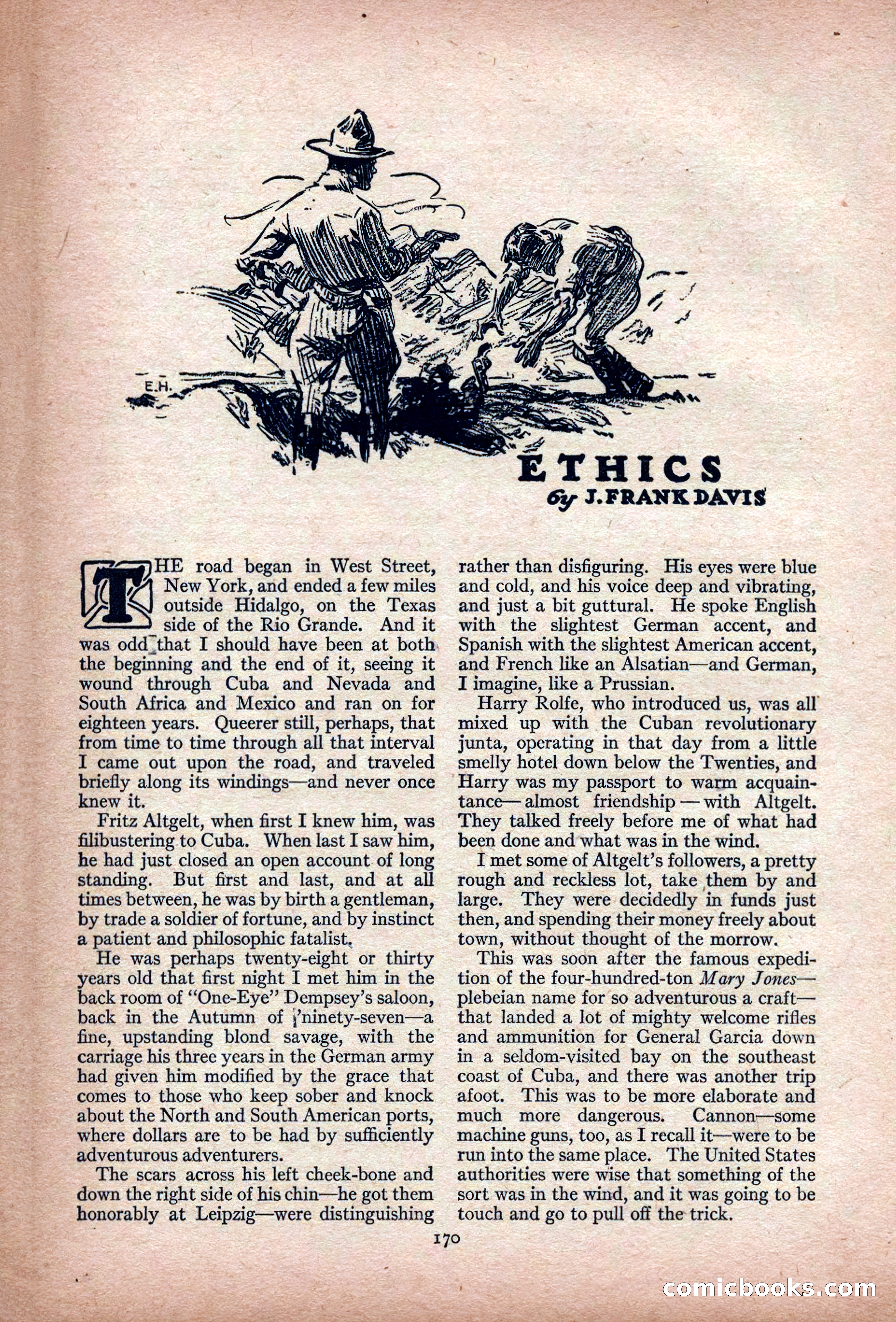 Adventure Magazine, March 1916 — page 172 of 228