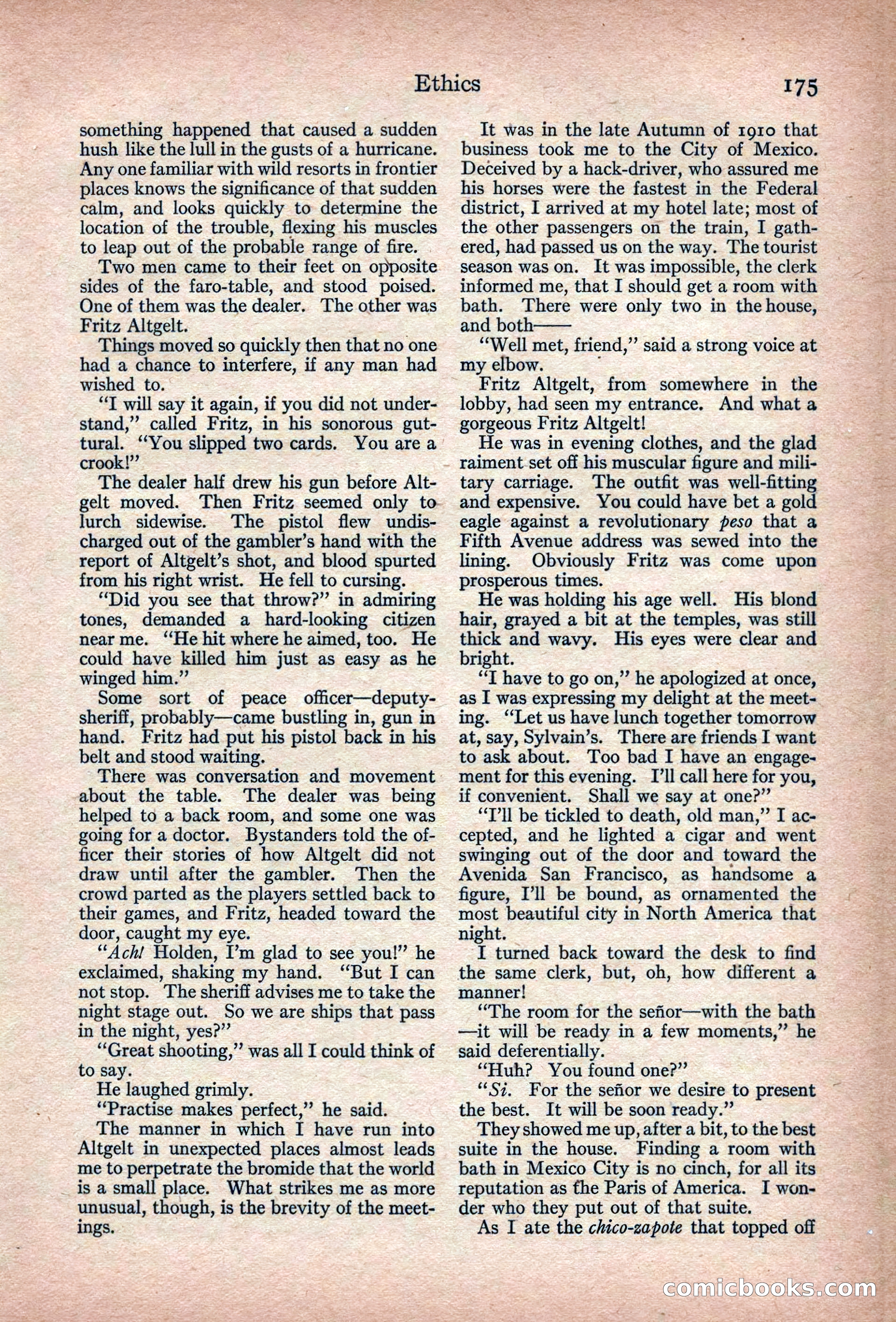 Adventure Magazine, March 1916 — page 177 of 228