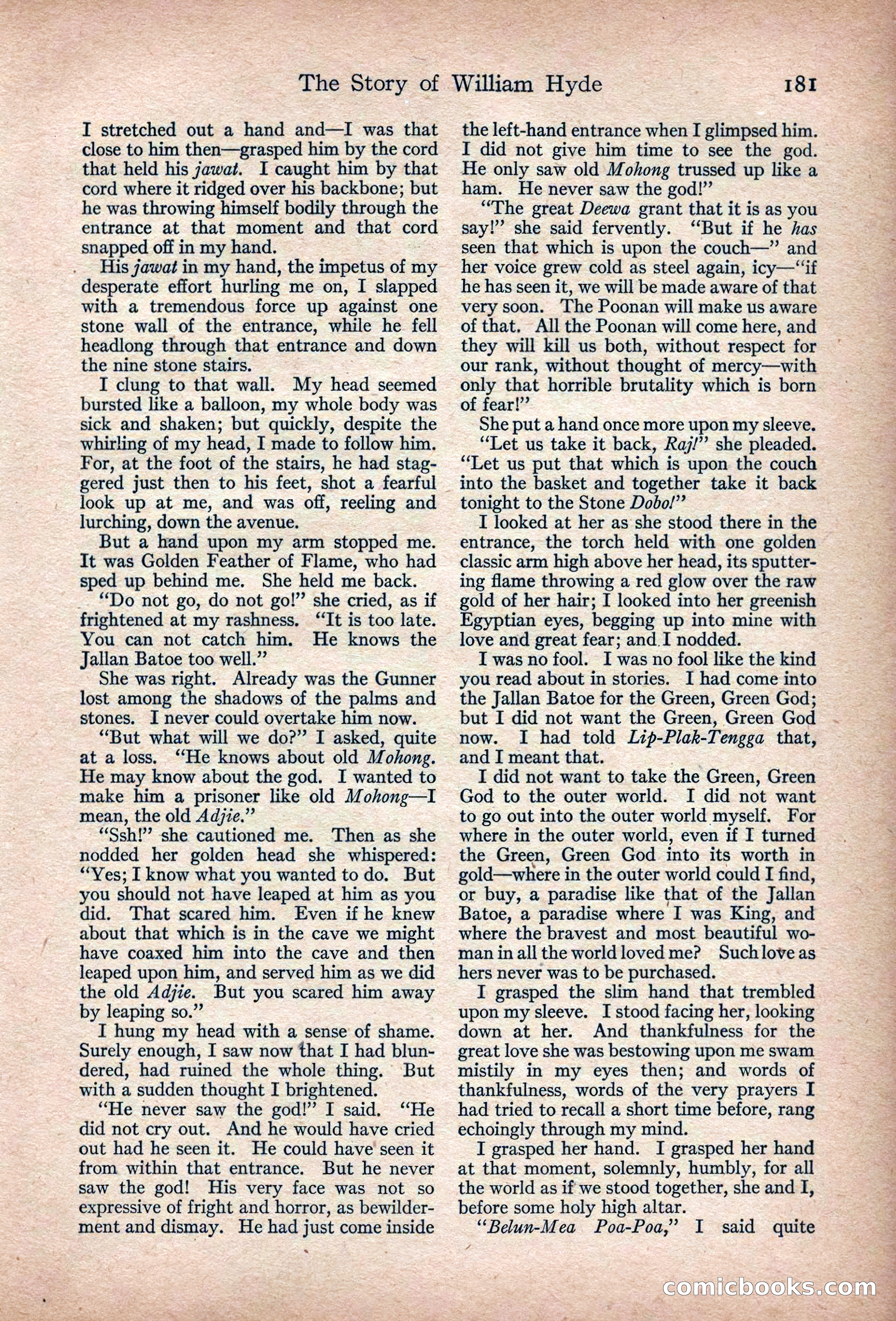 Adventure Magazine, March 1916 — page 183 of 228