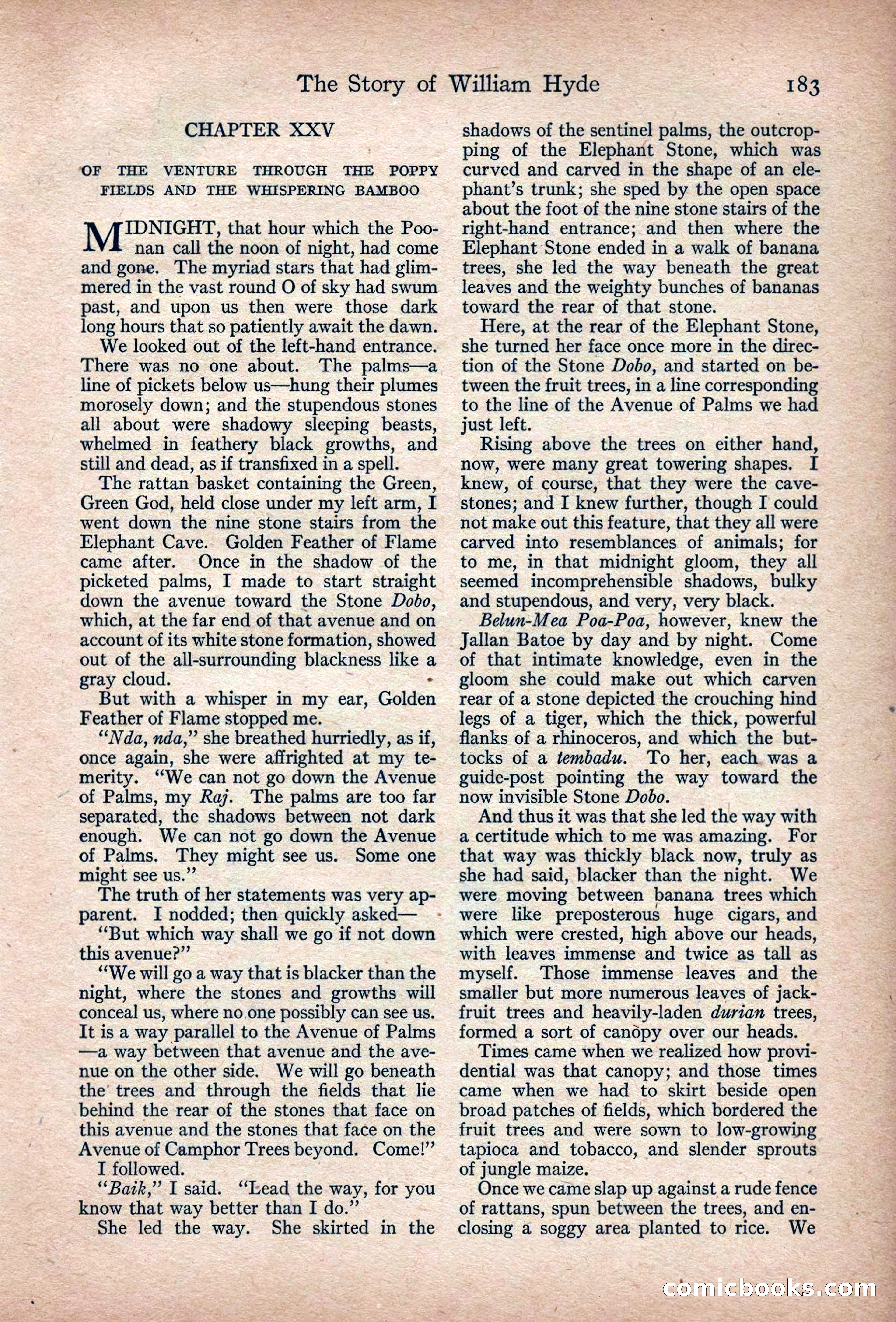 Adventure Magazine, March 1916 — page 185 of 228