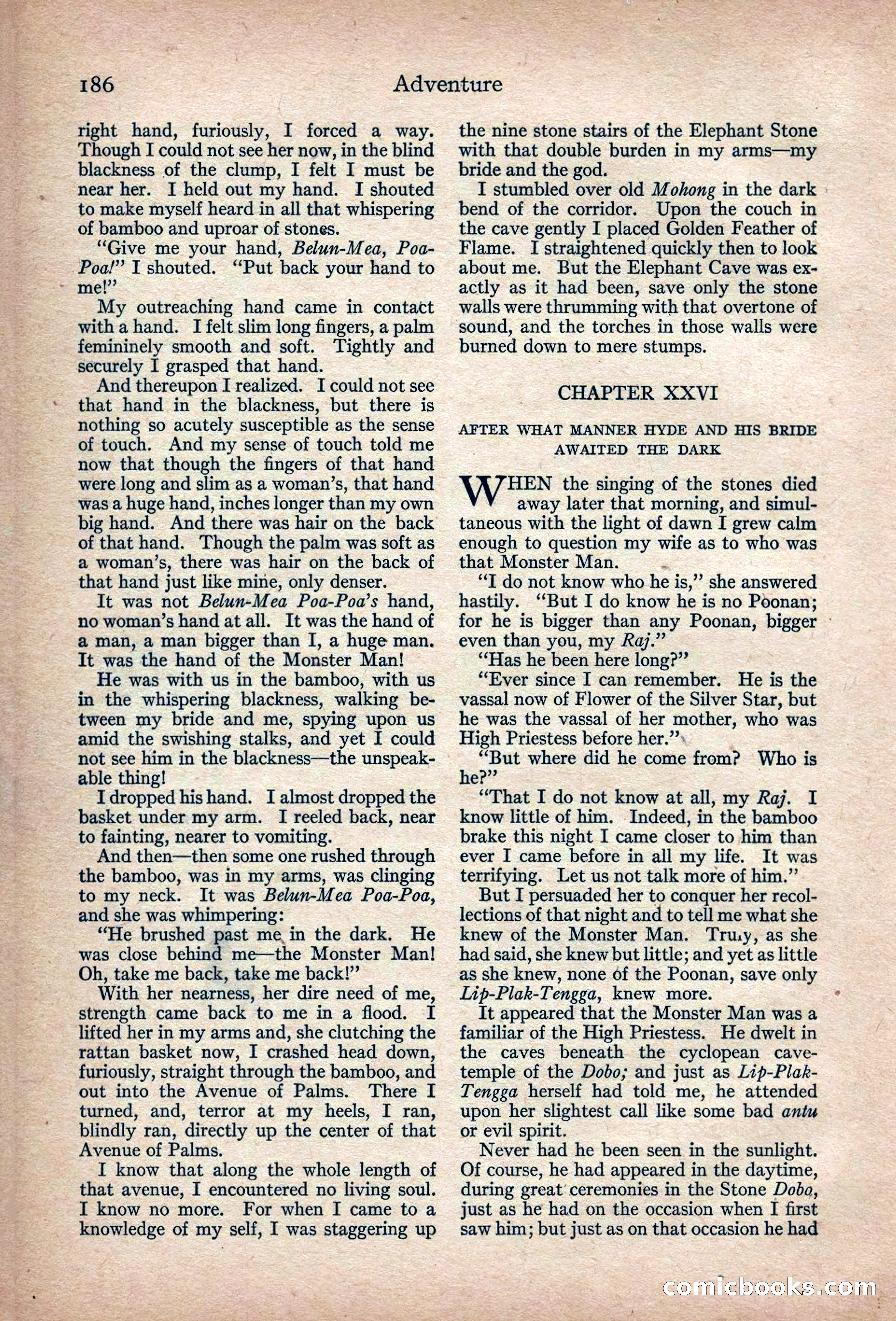 Adventure Magazine, March 1916 — page 188 of 228