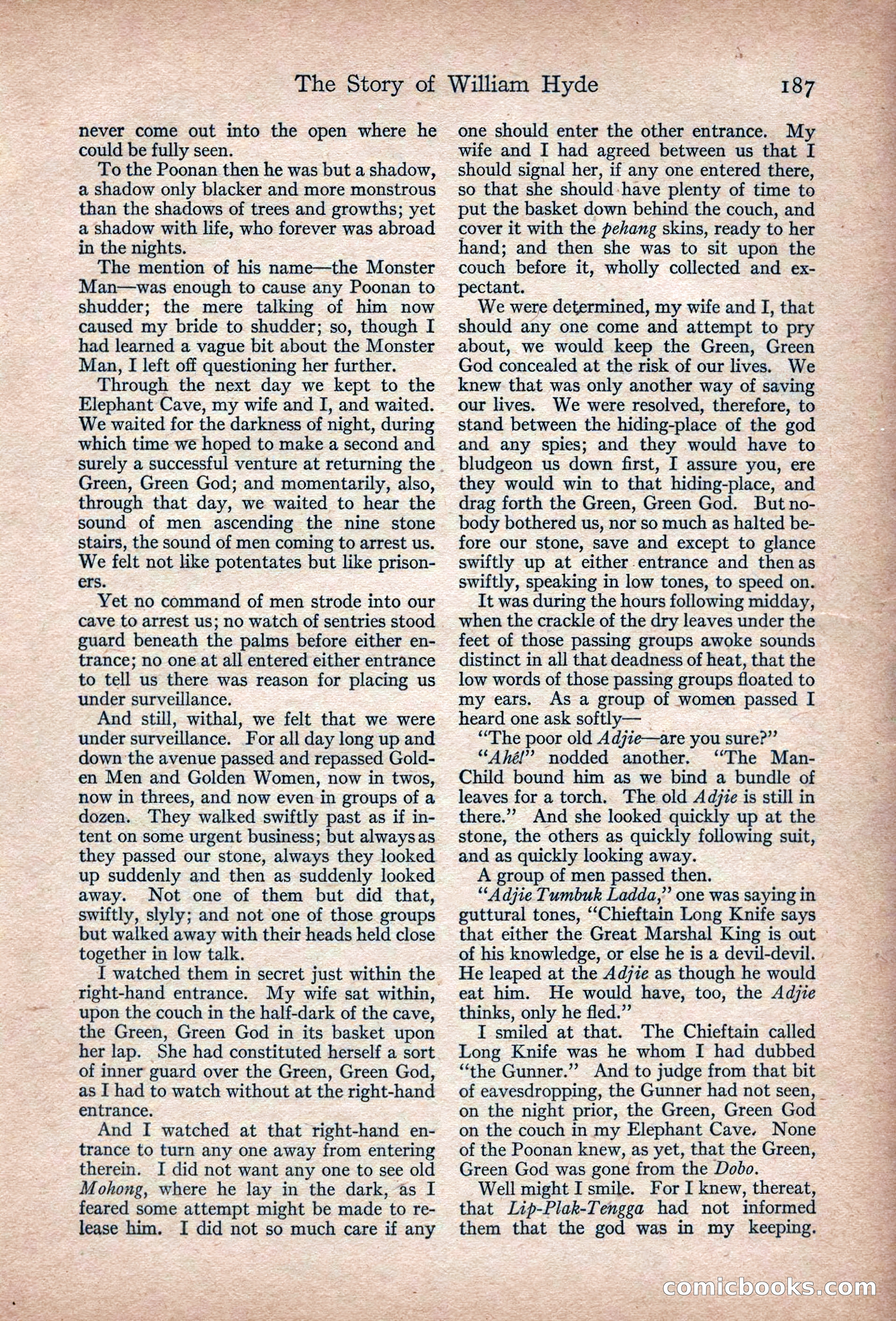 Adventure Magazine, March 1916 — page 189 of 228