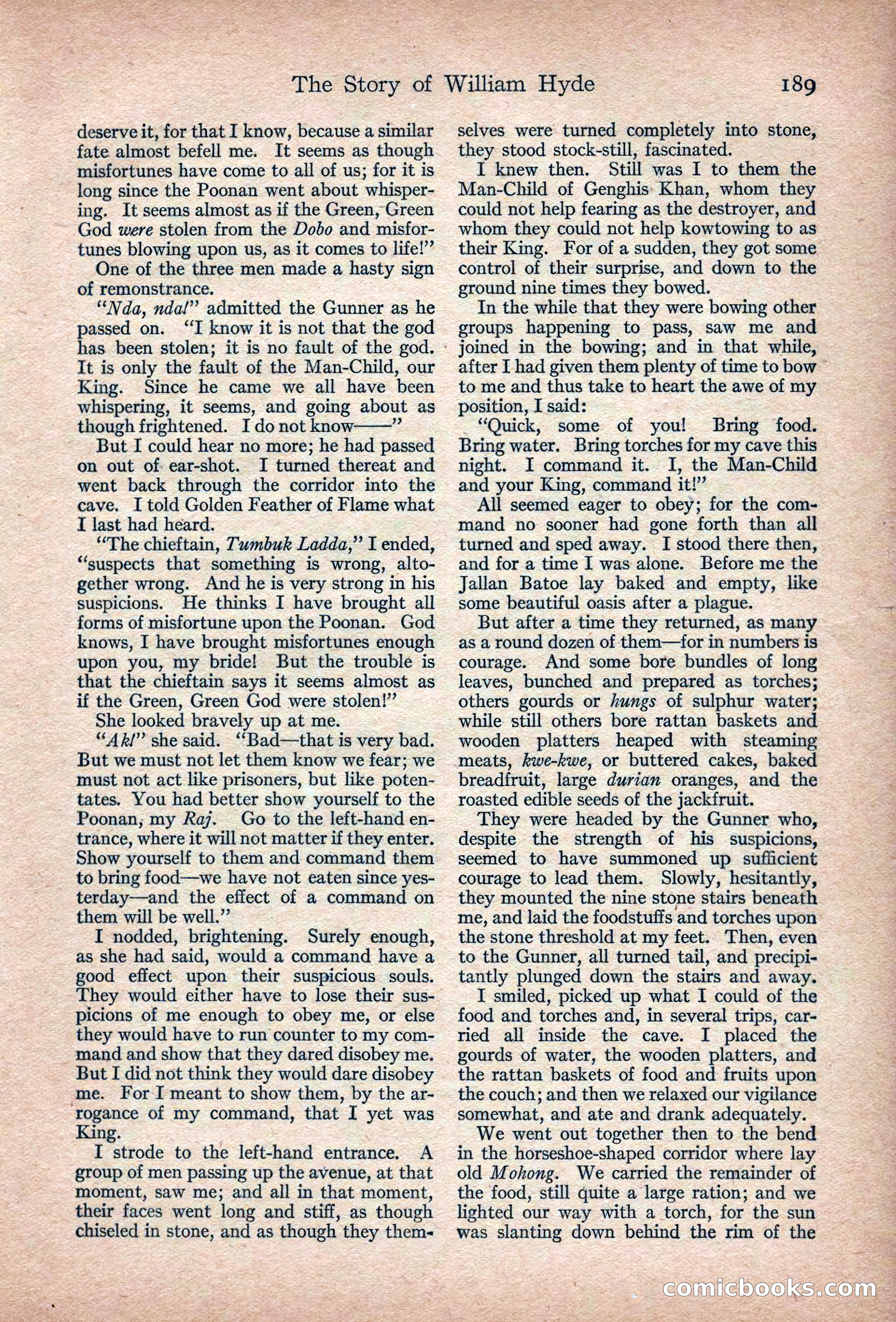 Adventure Magazine, March 1916 — page 191 of 228