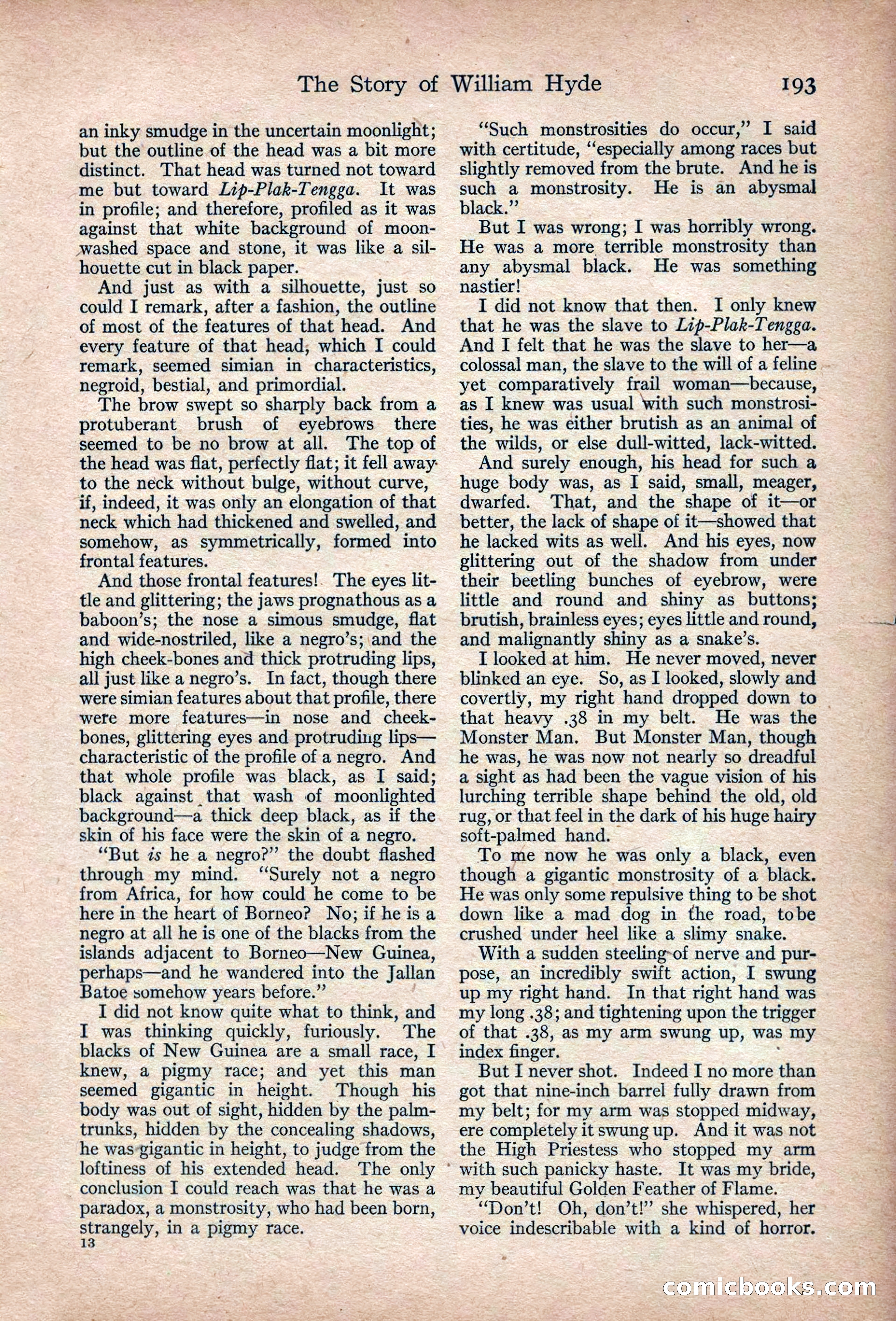 Adventure Magazine, March 1916 — page 195 of 228