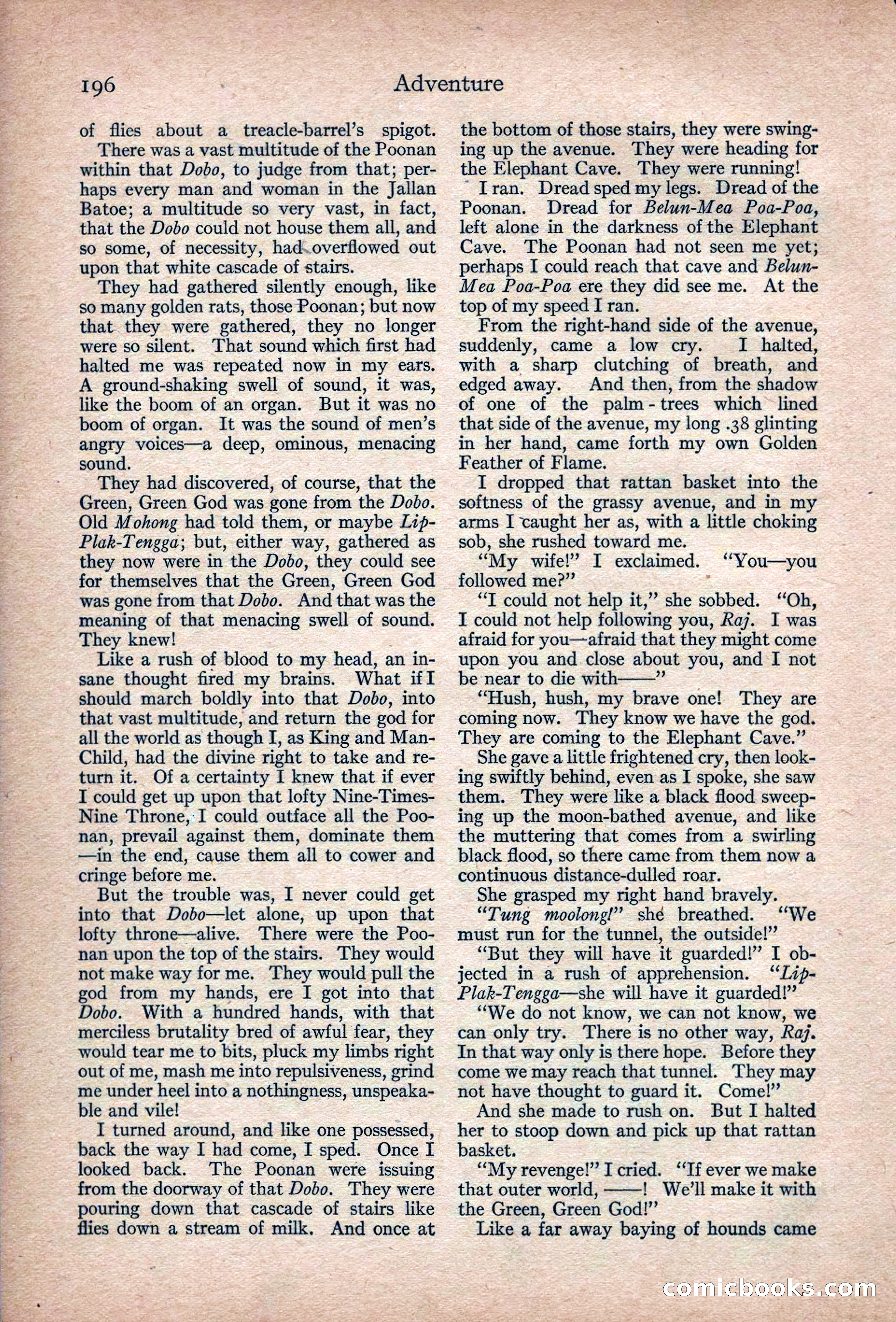 Adventure Magazine, March 1916 — page 198 of 228