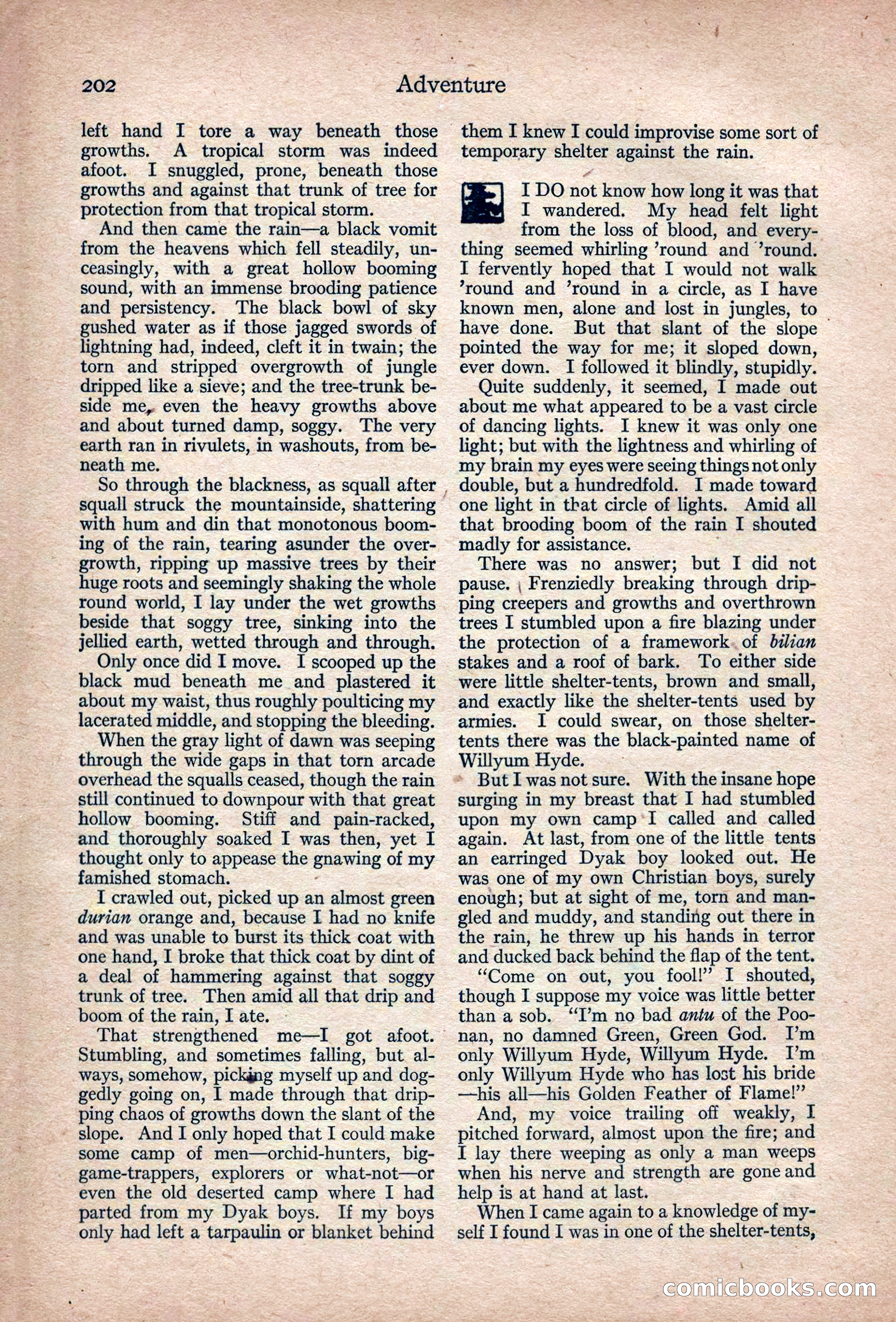 Adventure Magazine, March 1916 — page 204 of 228