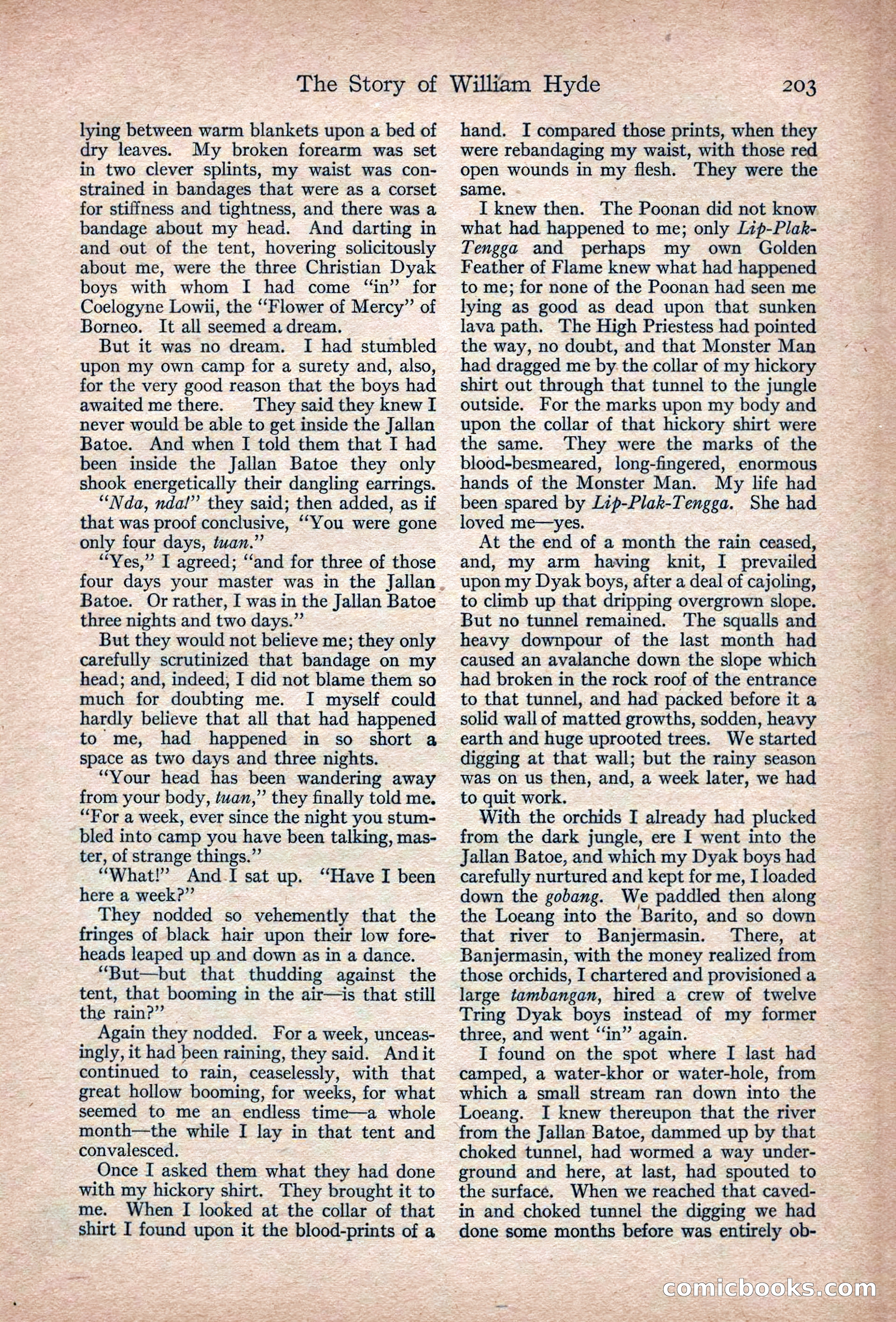 Adventure Magazine, March 1916 — page 205 of 228