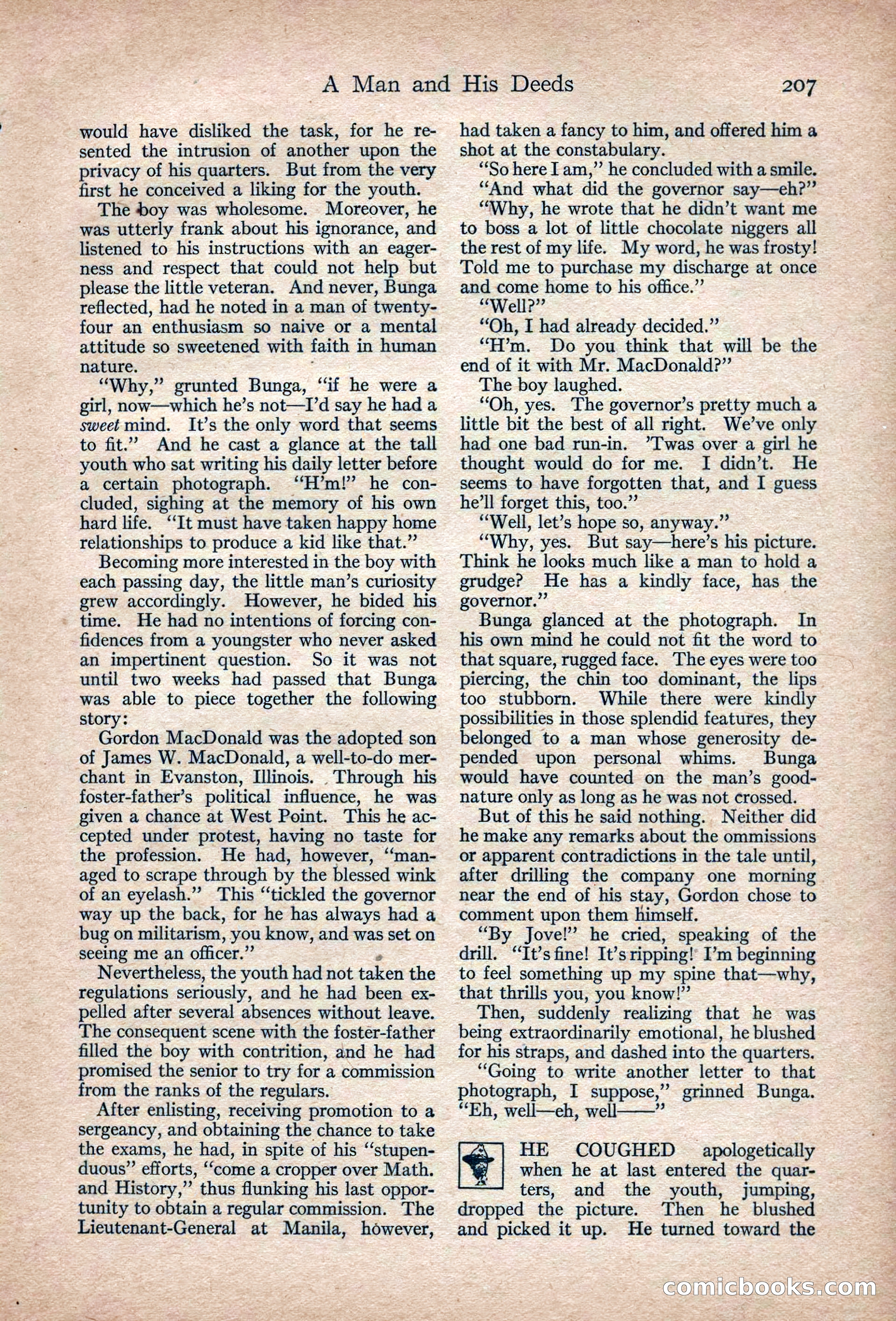 Adventure Magazine, March 1916 — page 209 of 228
