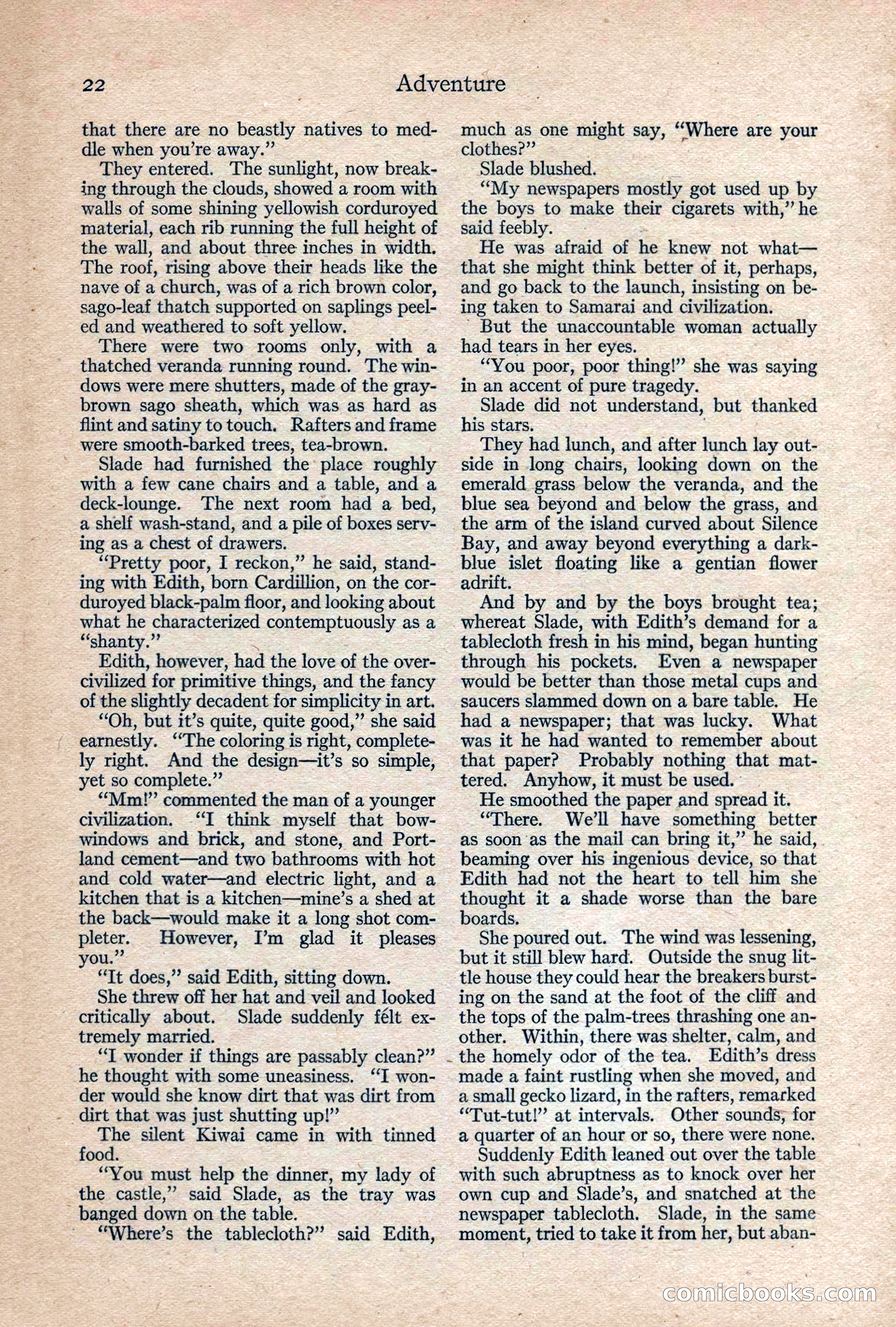 Adventure, February 1917 — page 24 of 228
