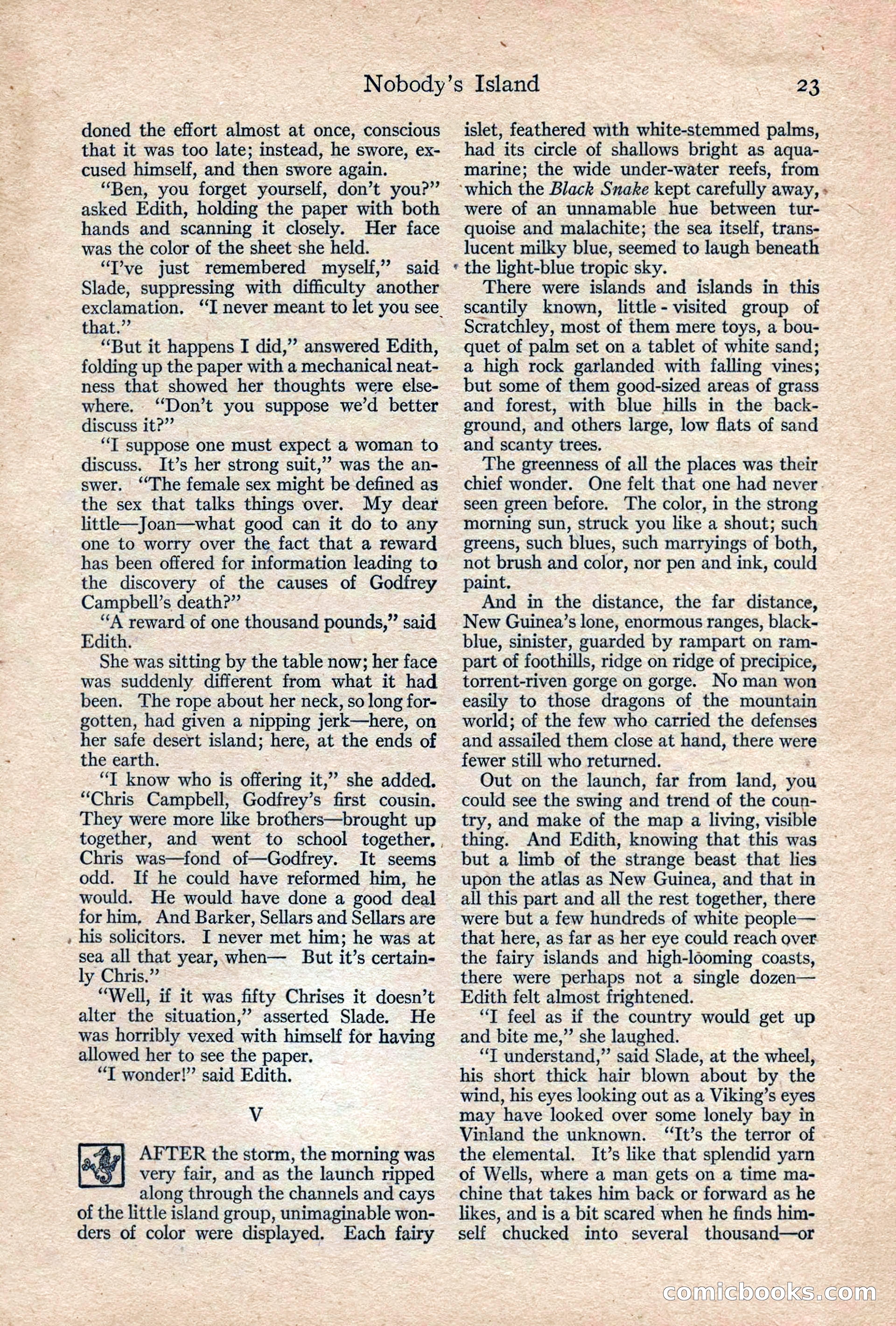 Adventure, February 1917 — page 25 of 228