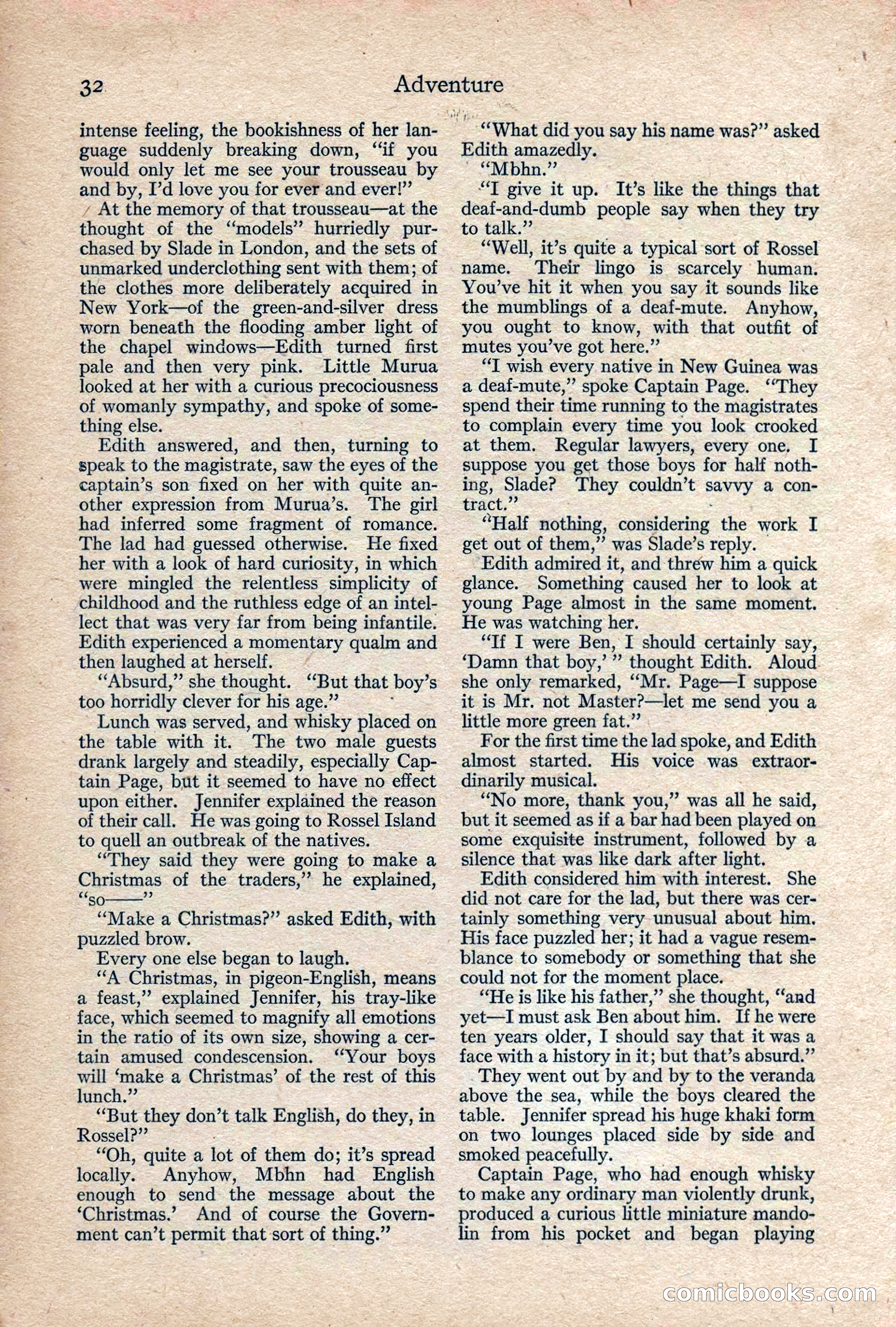 Adventure, February 1917 — page 34 of 228