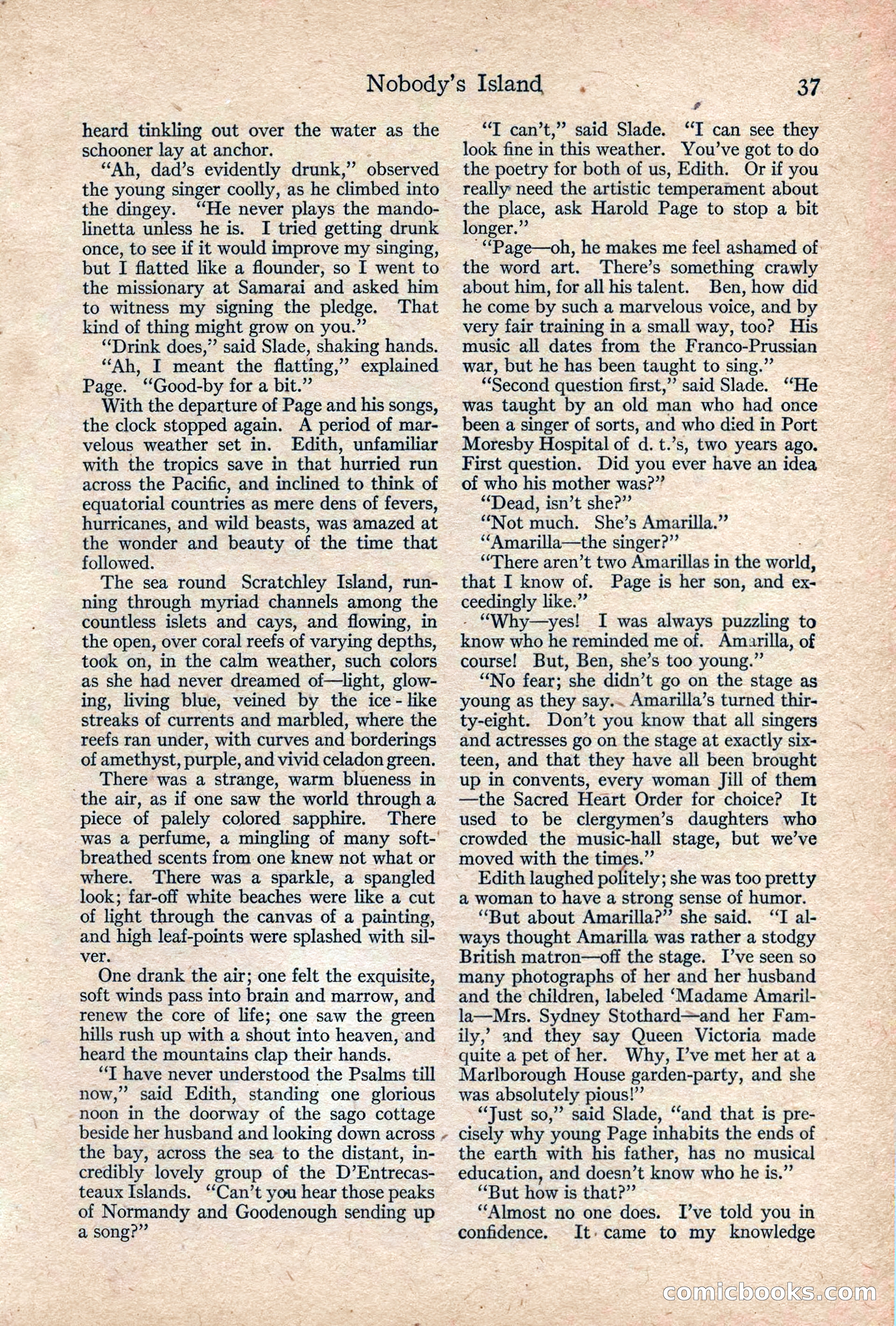 Adventure, February 1917 — page 39 of 228