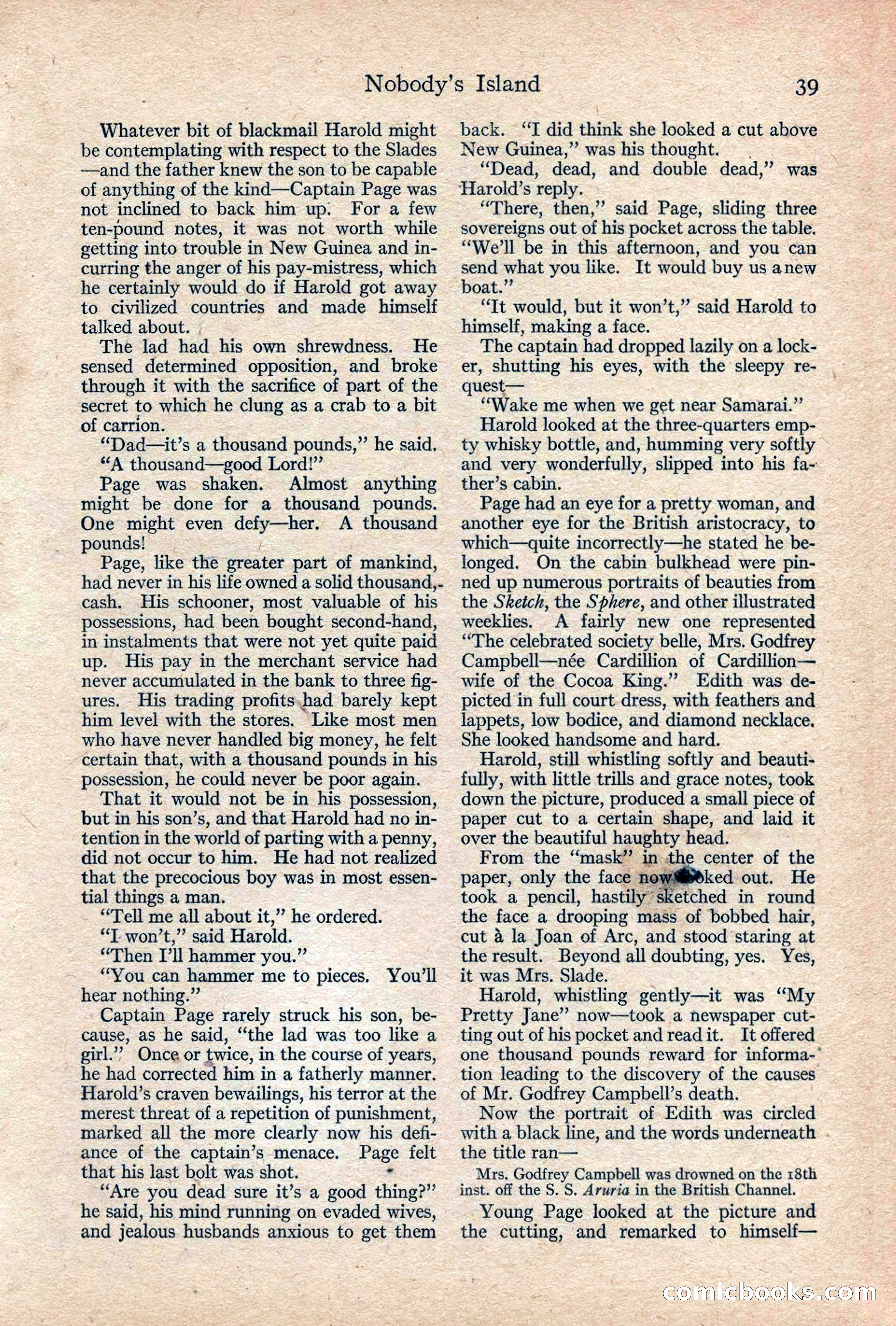 Adventure, February 1917 — page 41 of 228