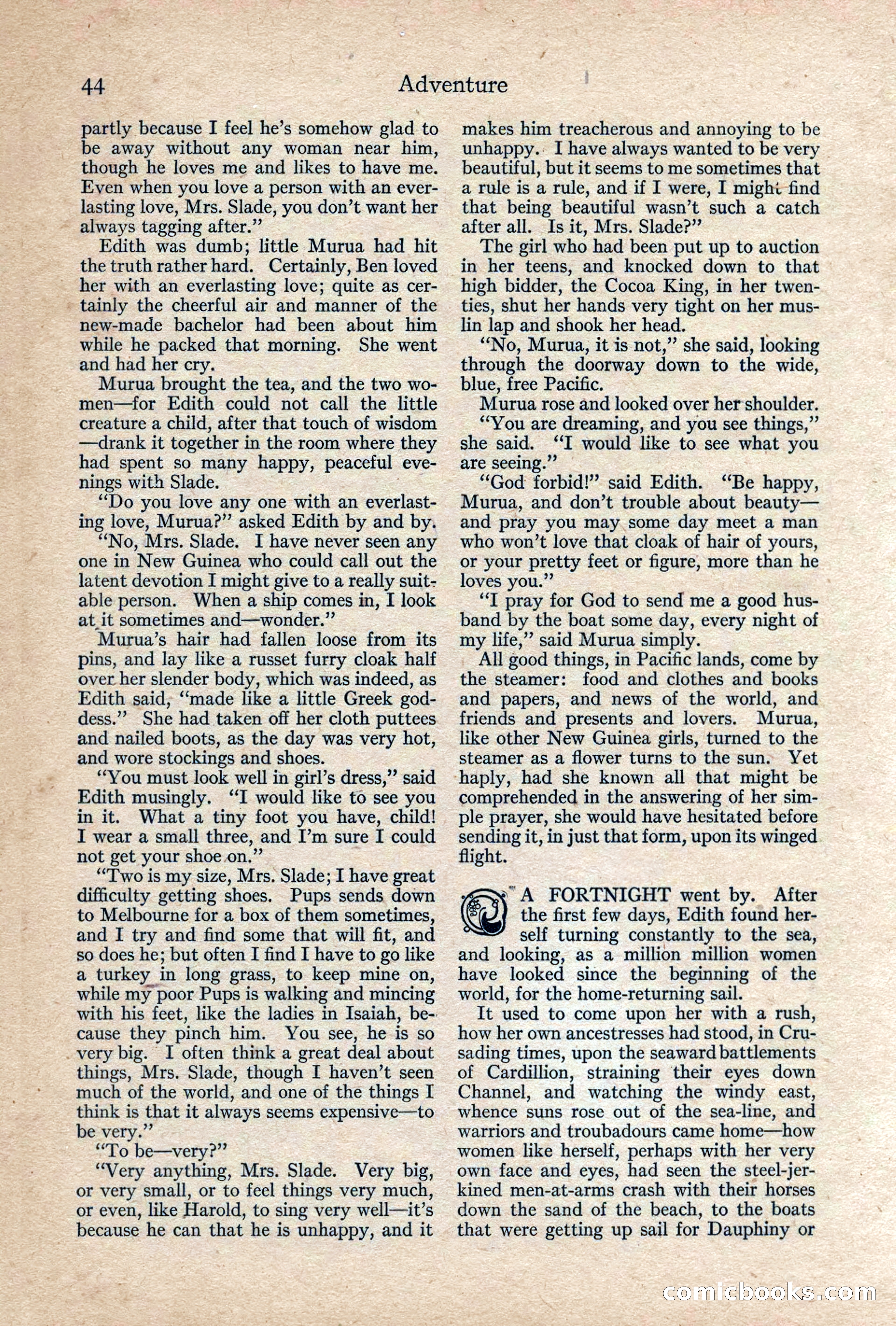 Adventure, February 1917 — page 46 of 228