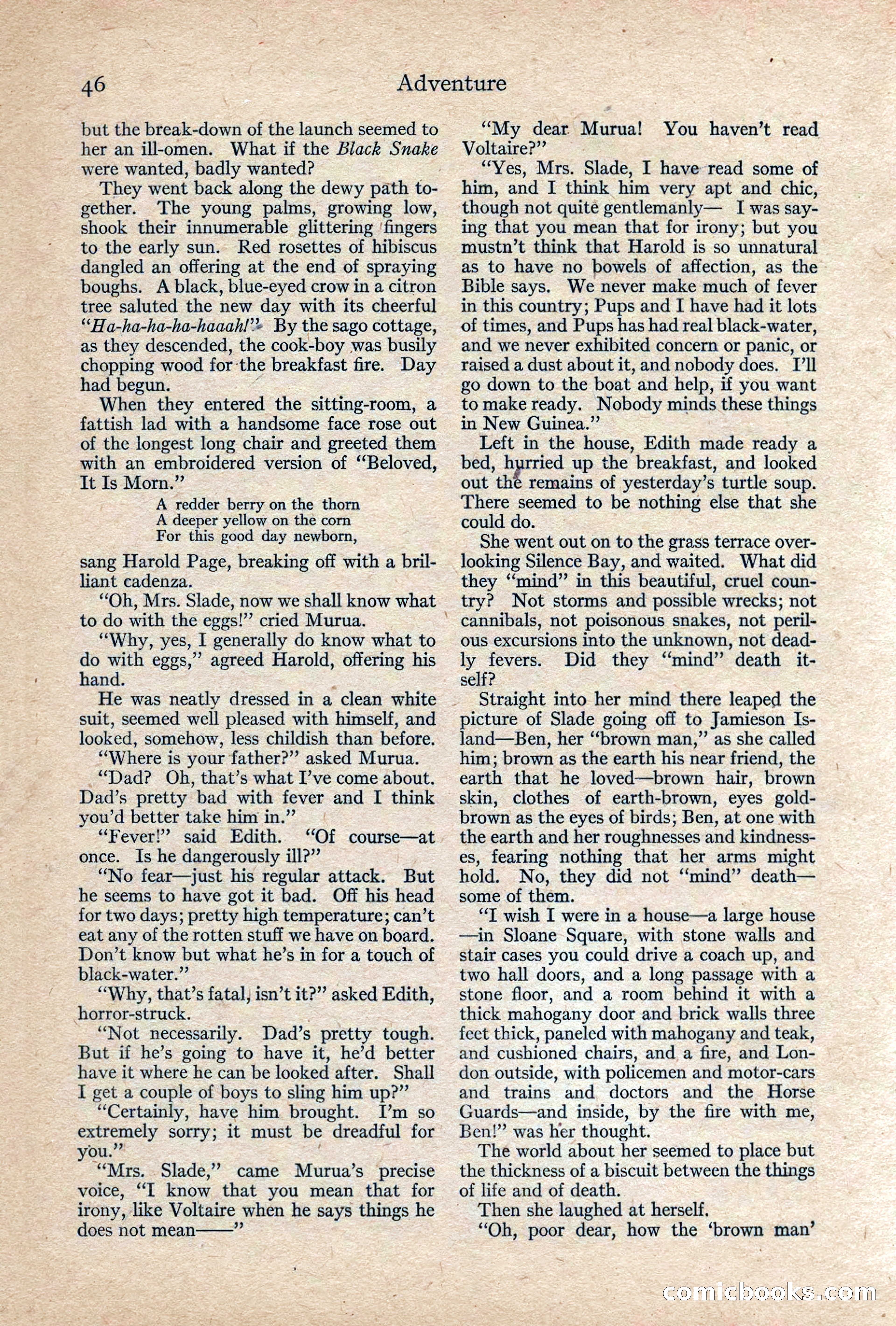Adventure, February 1917 — page 48 of 228