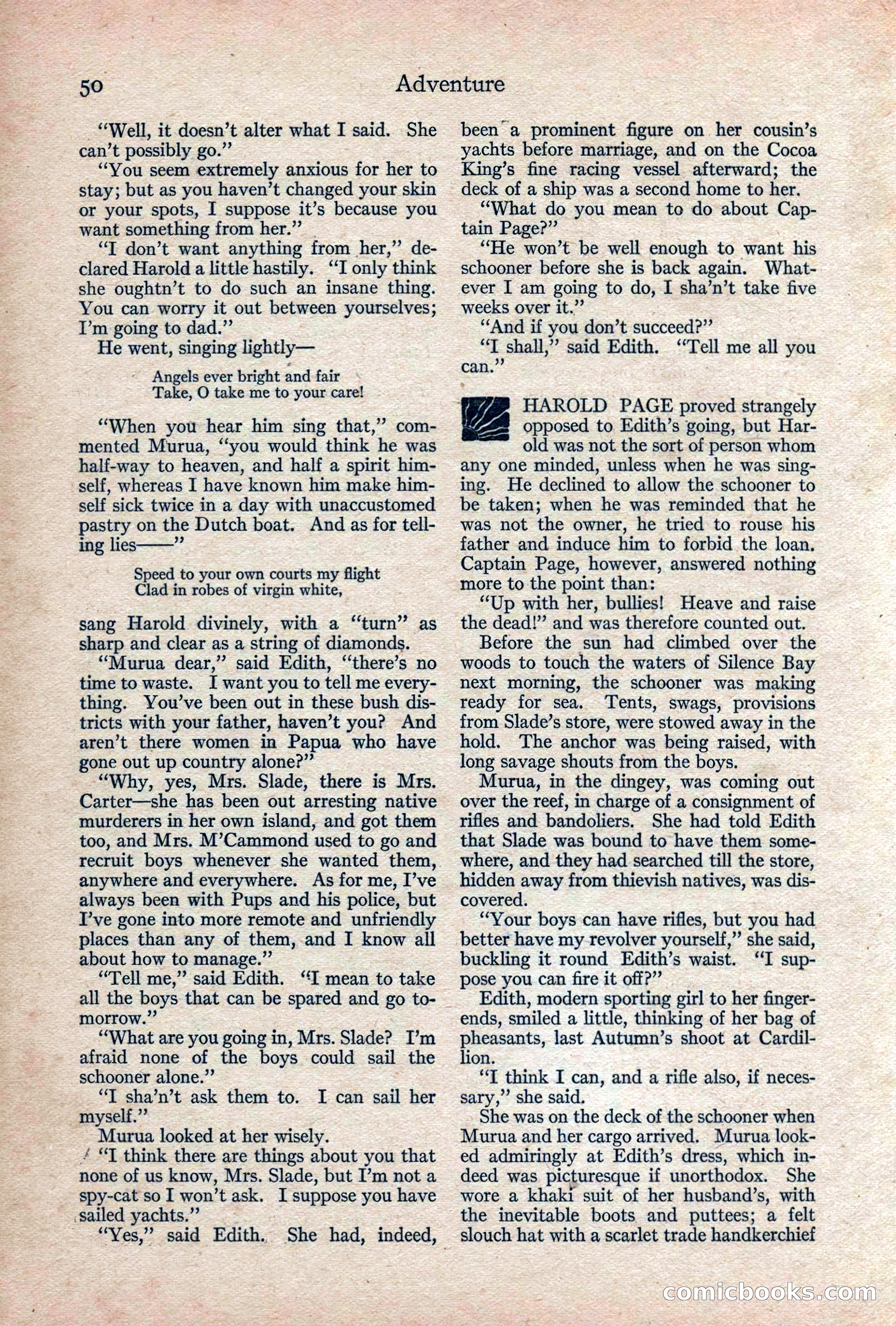 Adventure, February 1917 — page 52 of 228