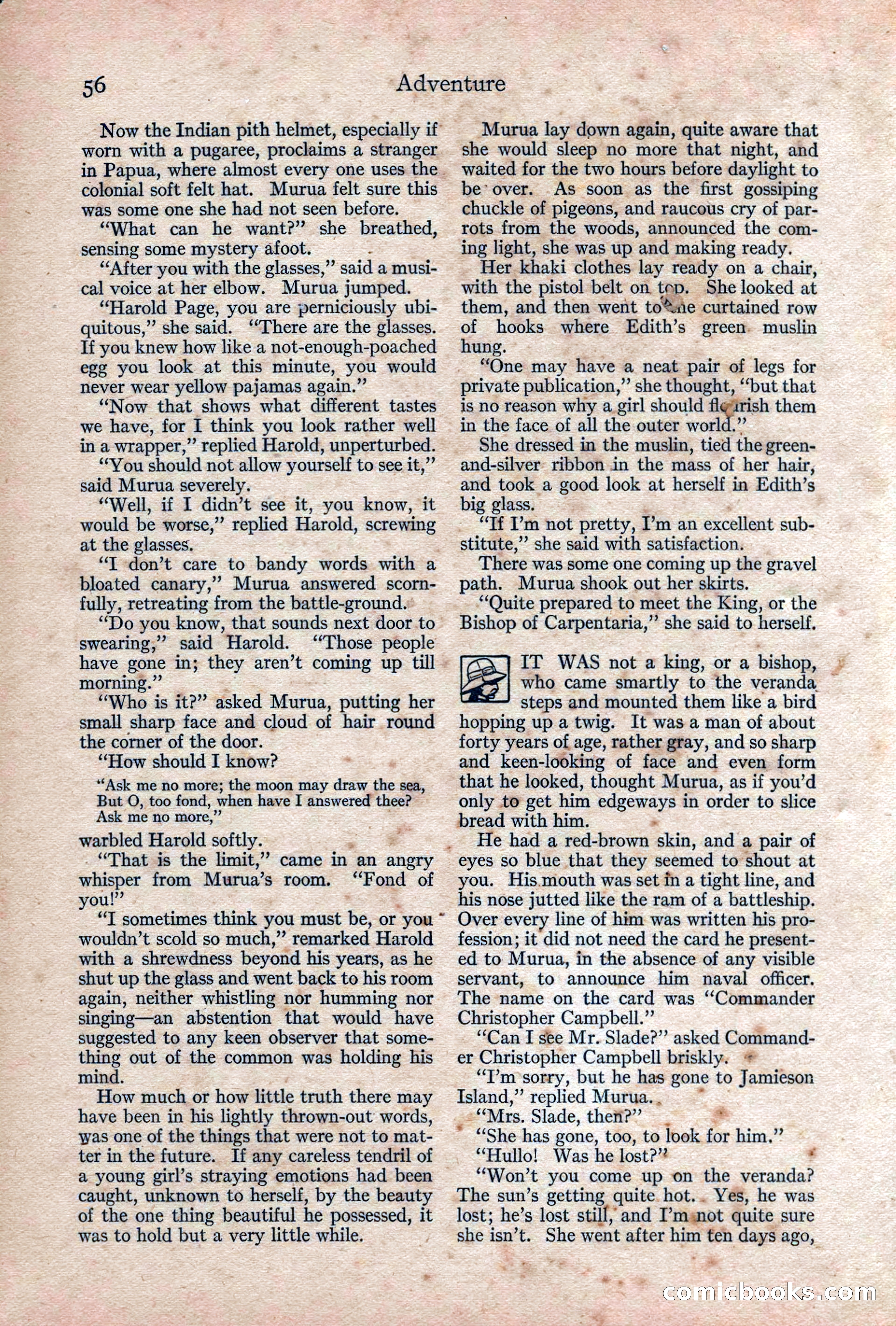 Adventure, February 1917 — page 58 of 228