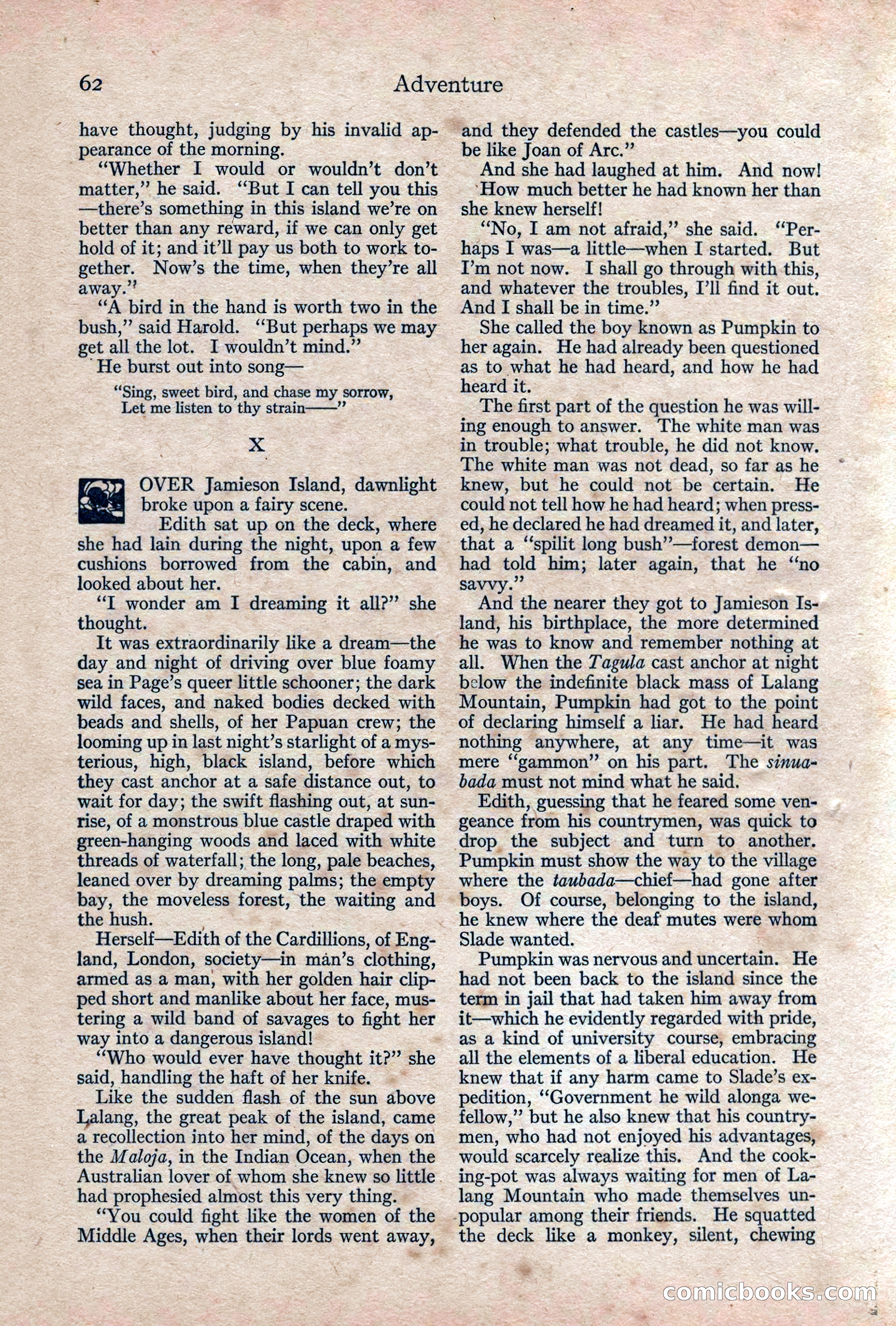 Adventure, February 1917 — page 64 of 228
