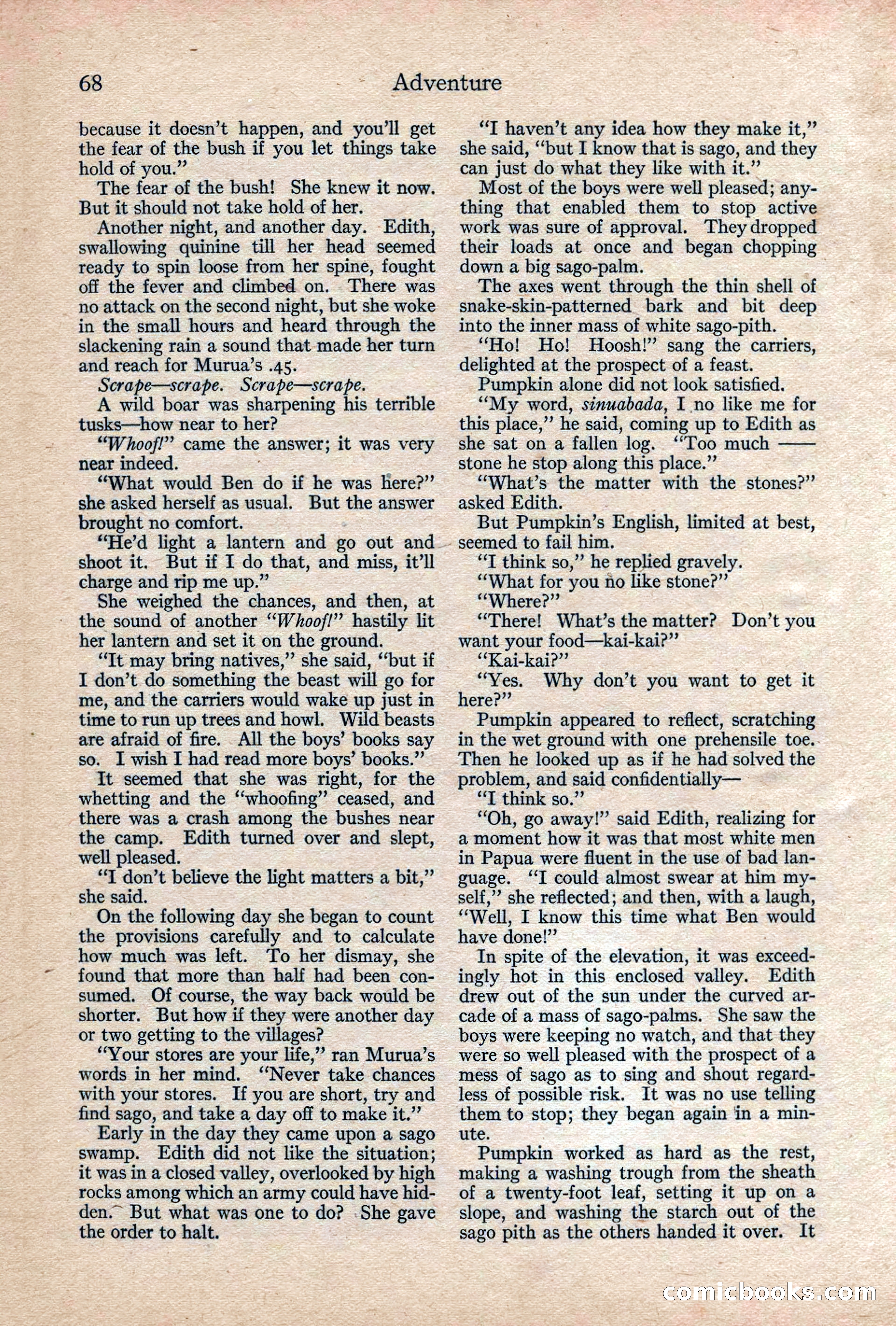 Adventure, February 1917 — page 70 of 228