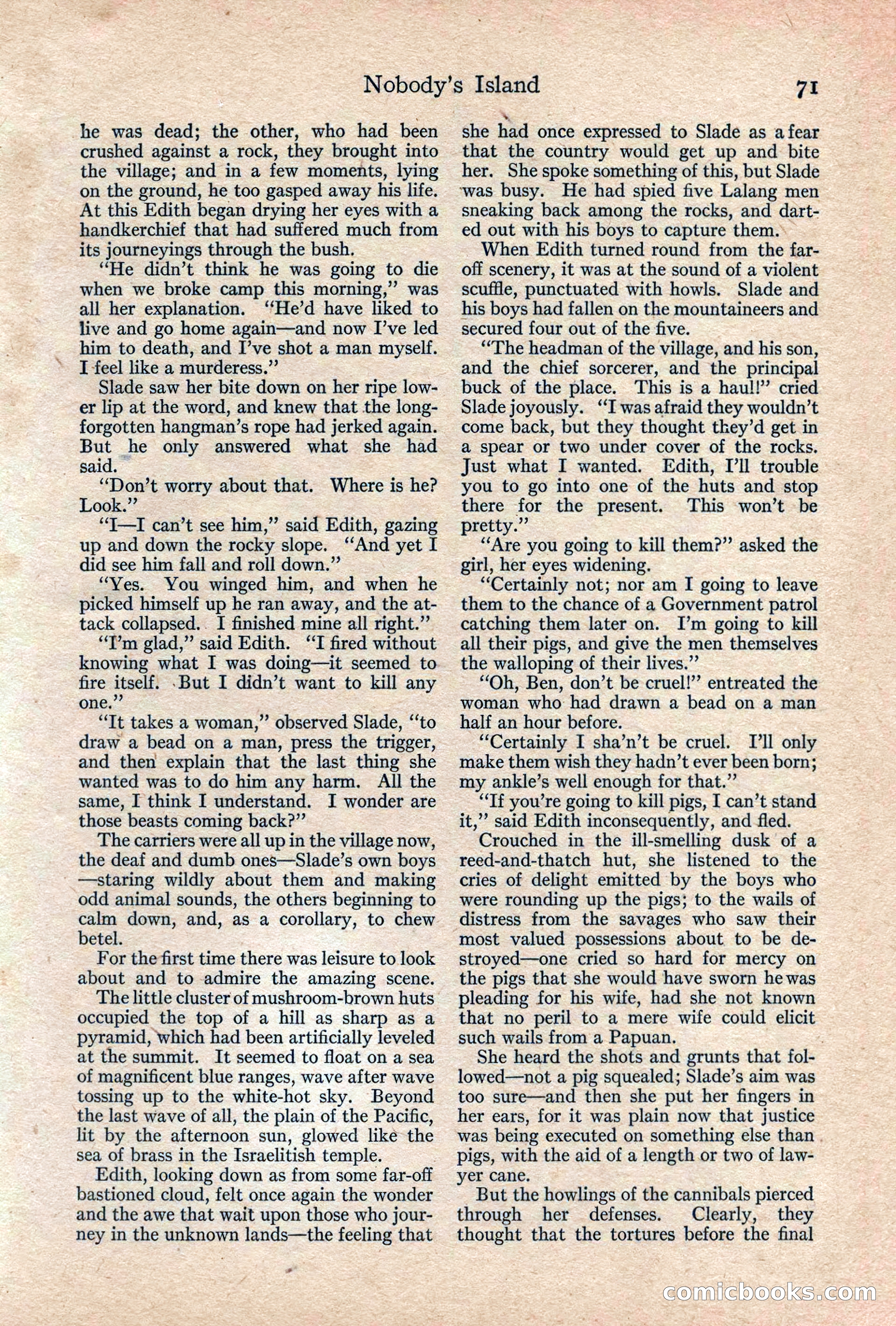 Adventure, February 1917 — page 73 of 228