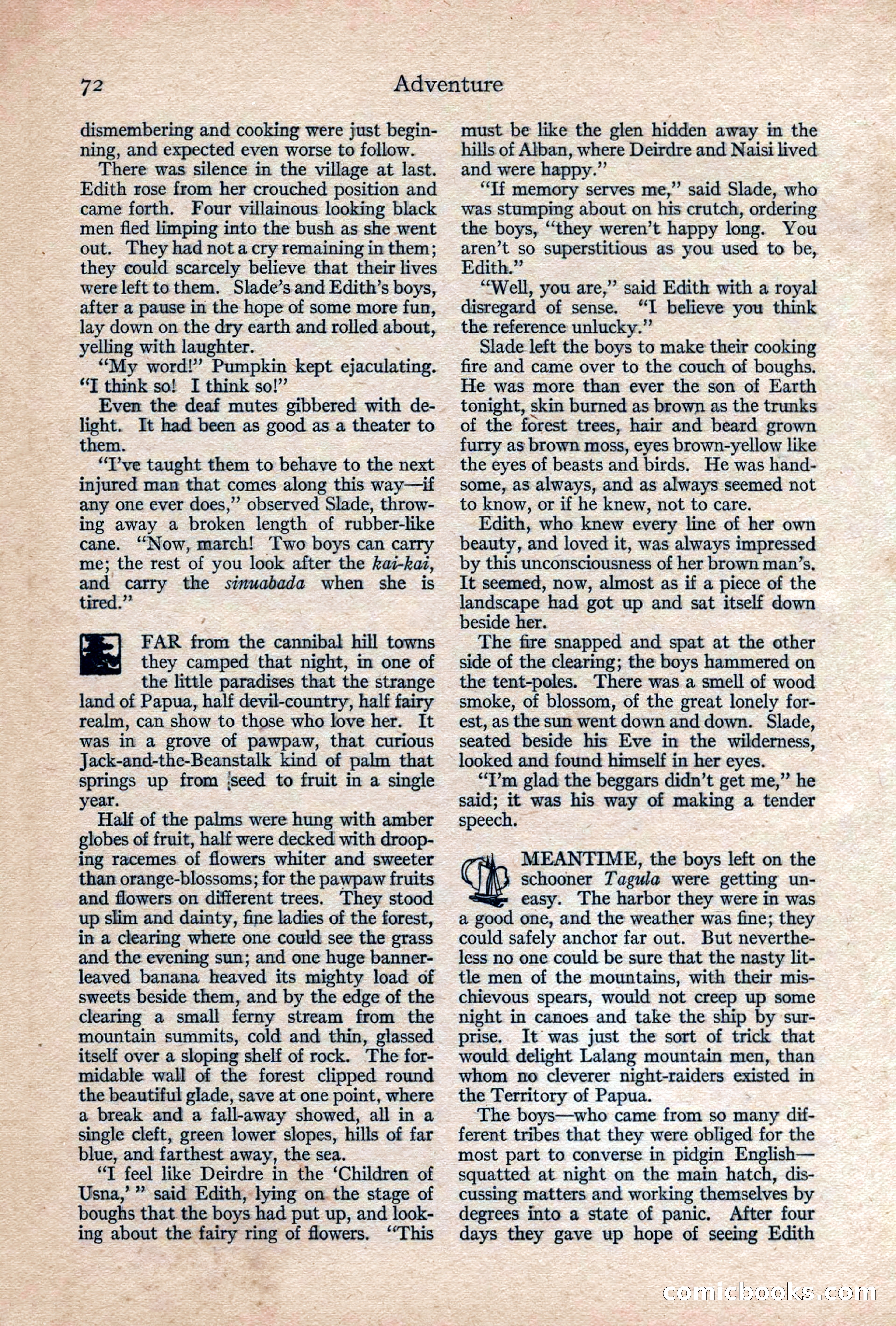Adventure, February 1917 — page 74 of 228