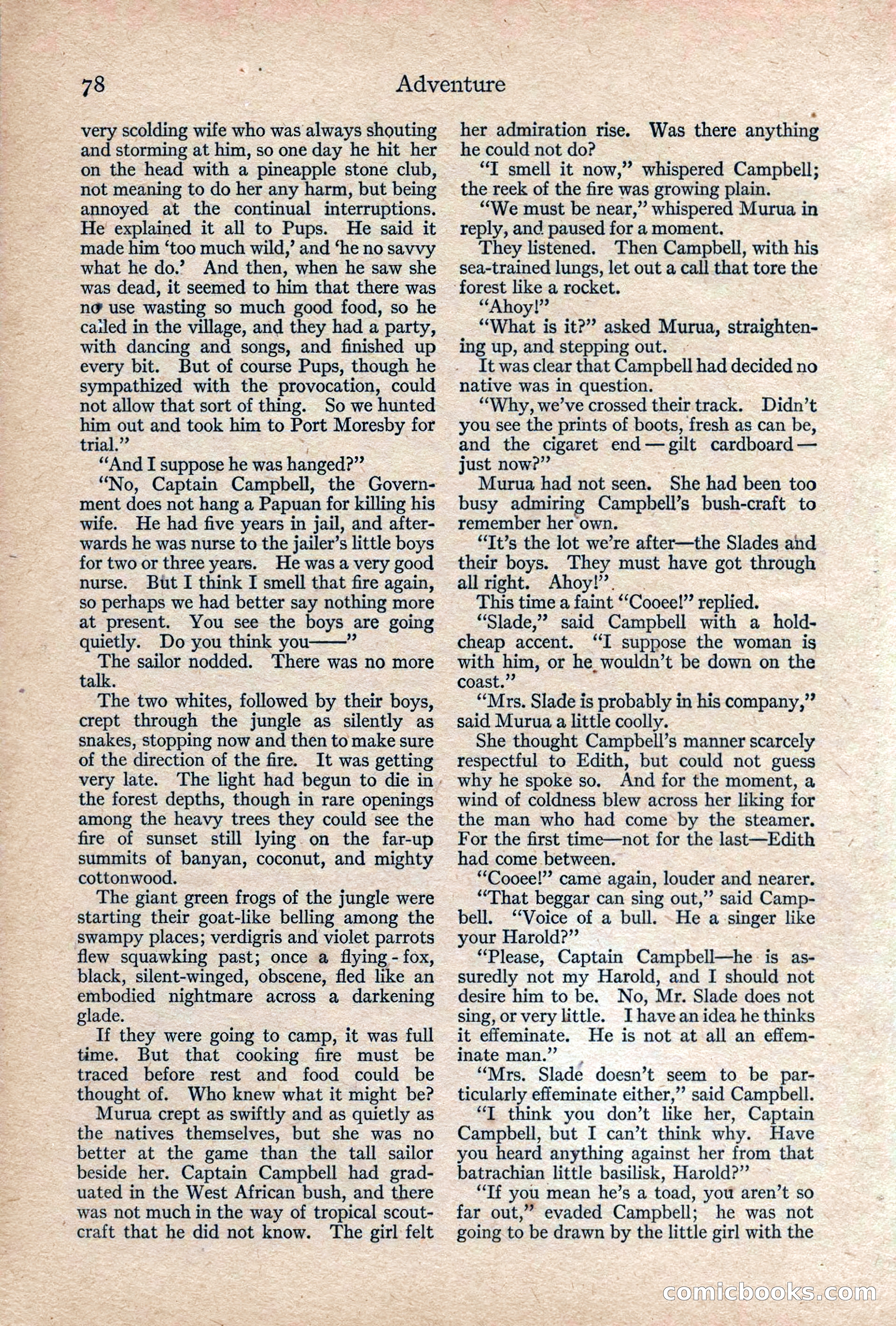 Adventure, February 1917 — page 80 of 228