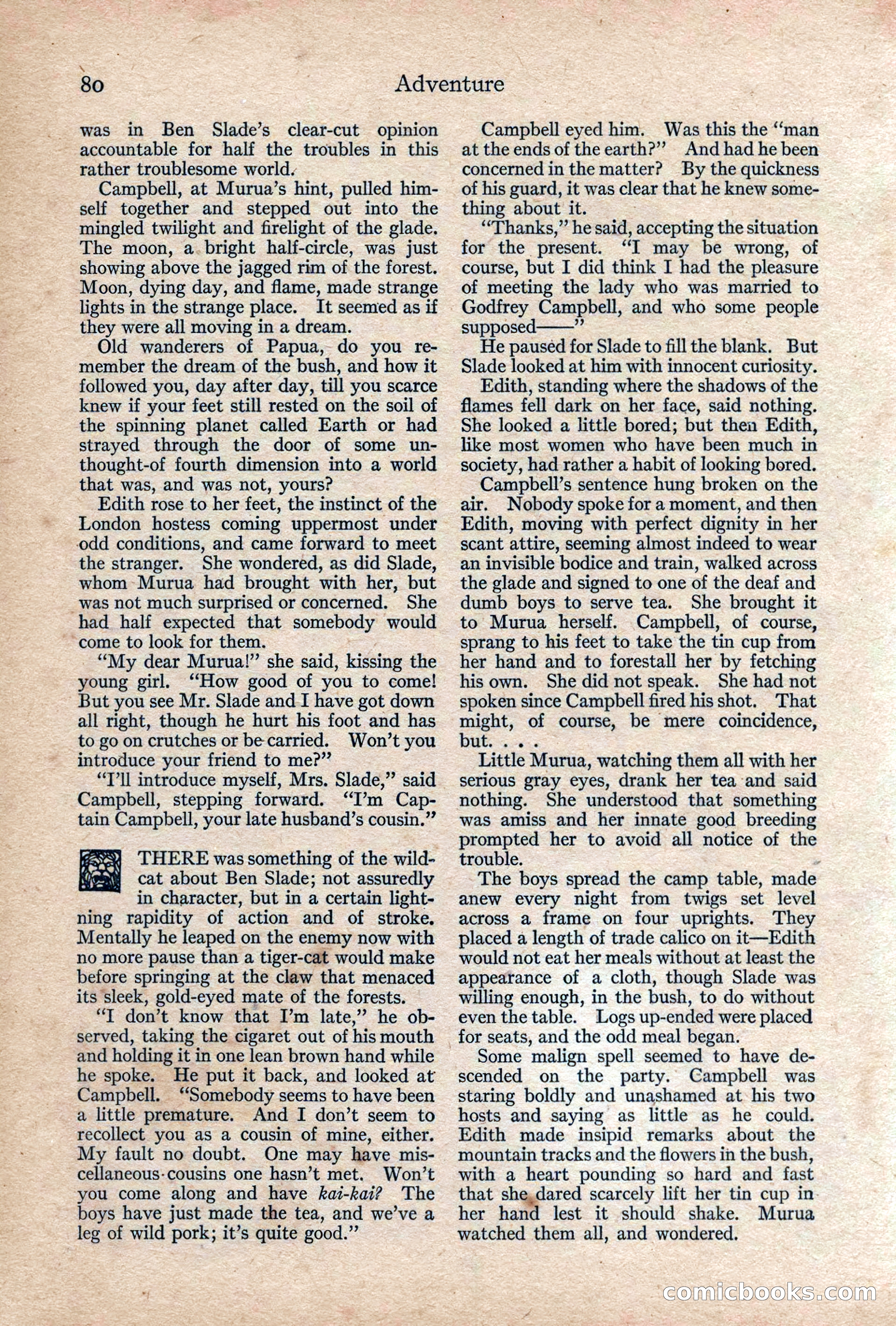 Adventure, February 1917 — page 82 of 228