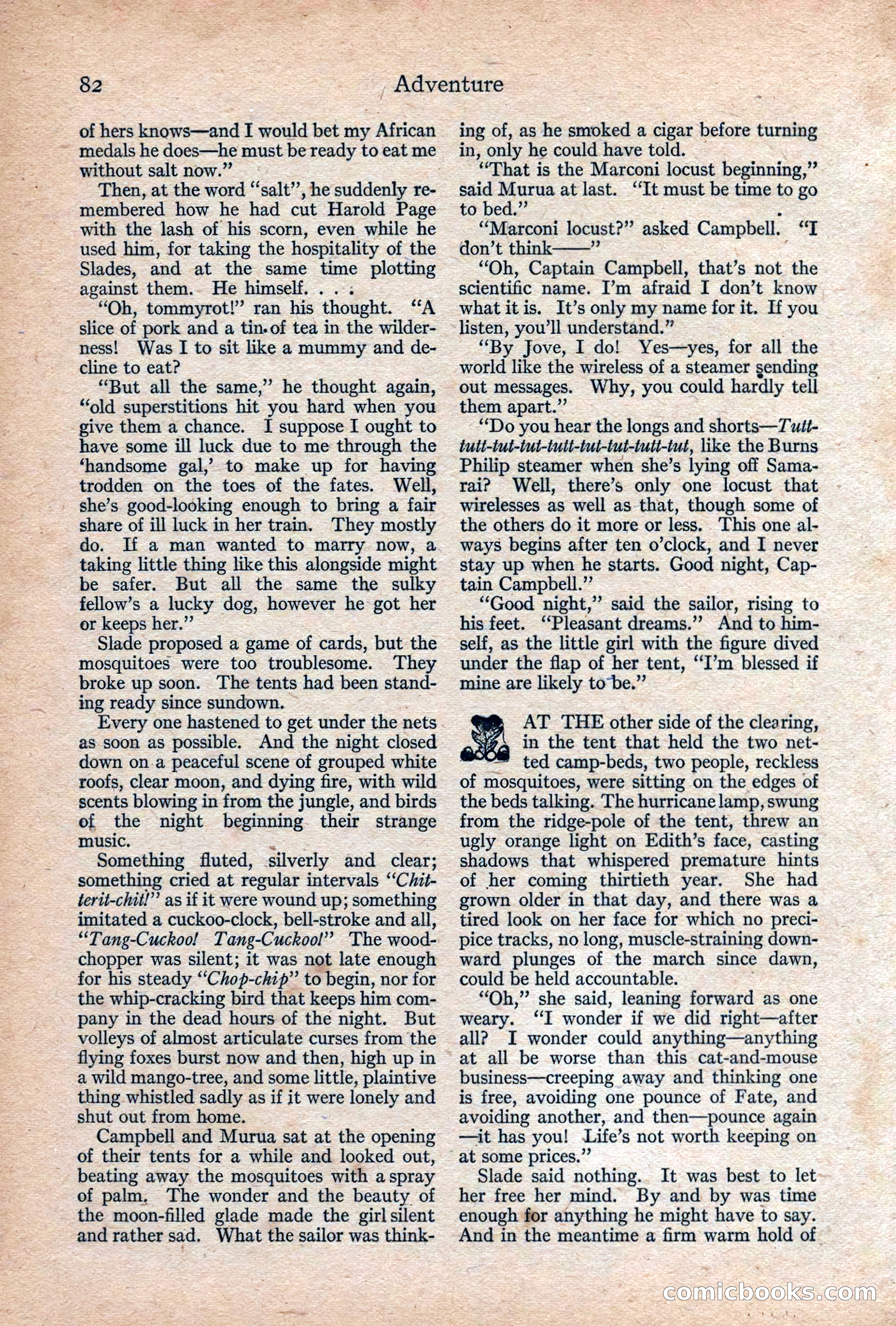 Adventure, February 1917 — page 84 of 228