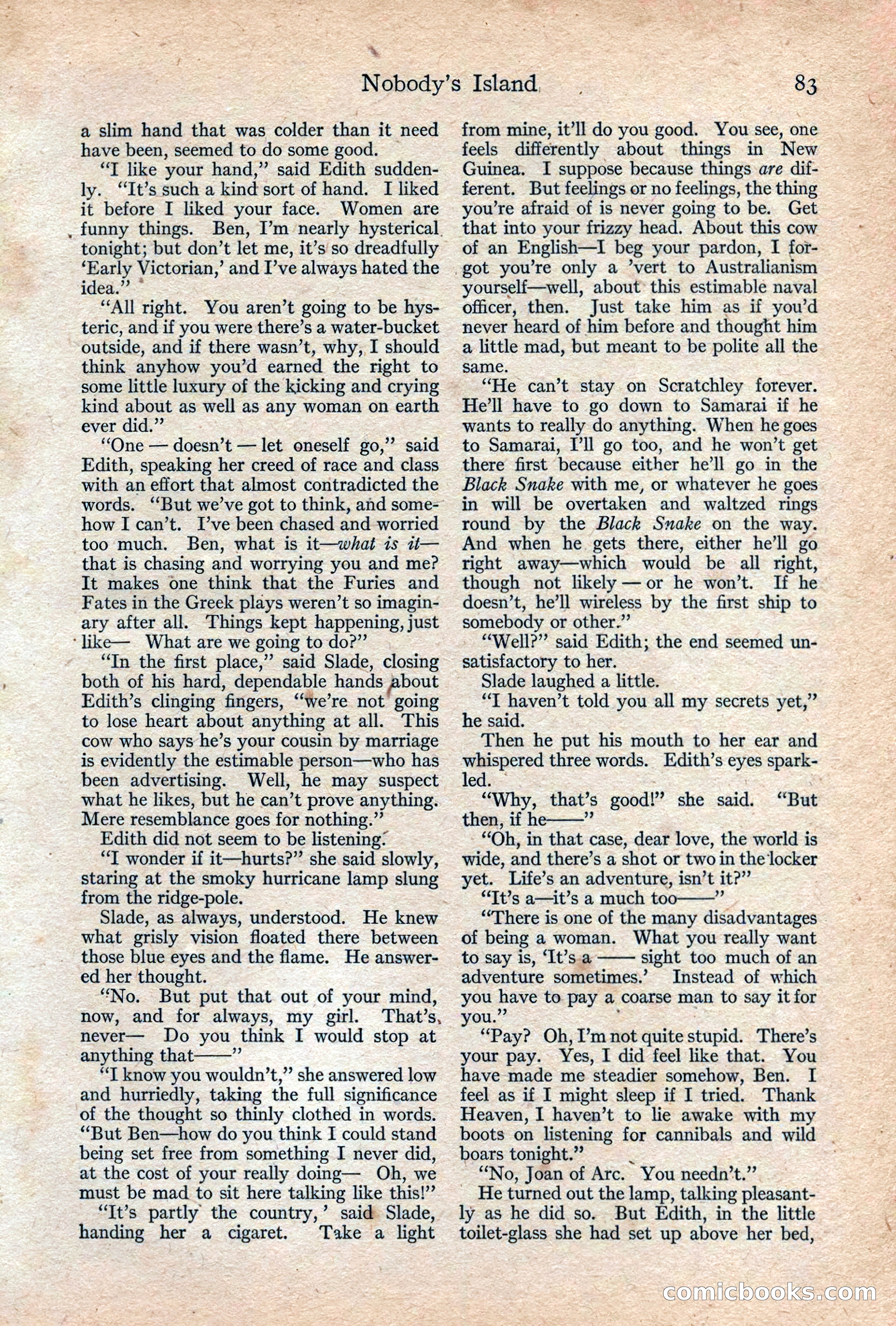 Adventure, February 1917 — page 85 of 228