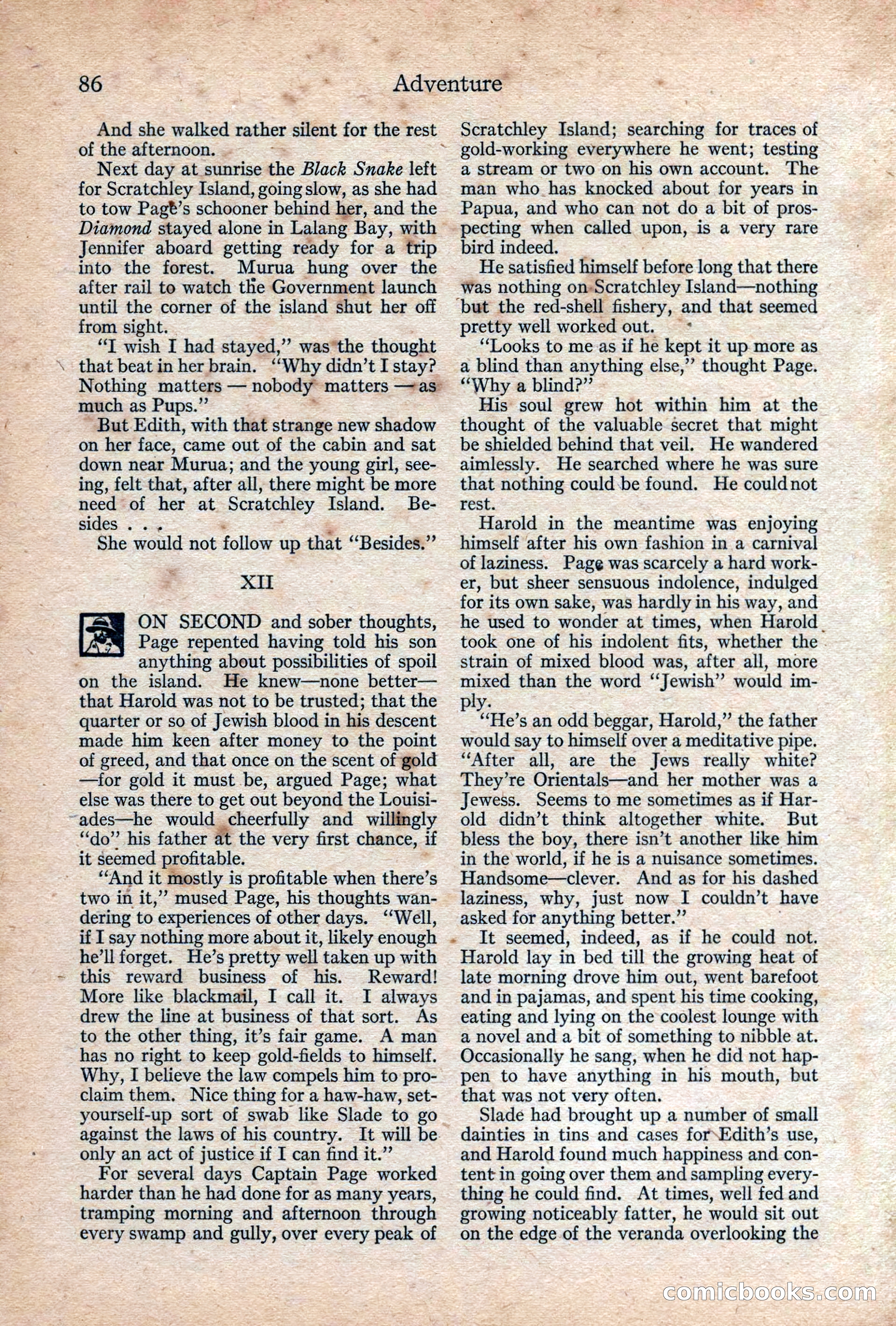 Adventure, February 1917 — page 88 of 228