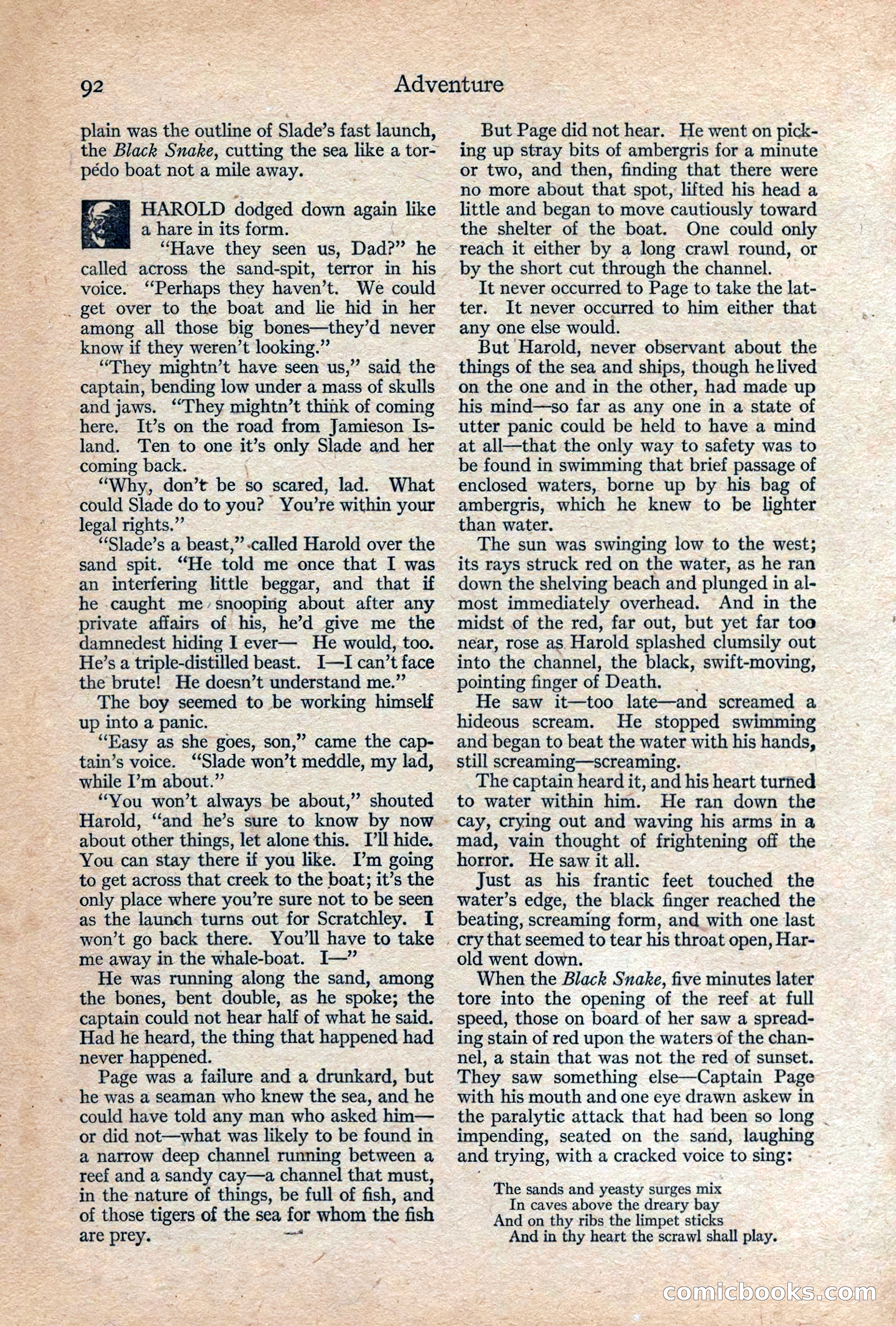 Adventure, February 1917 — page 94 of 228