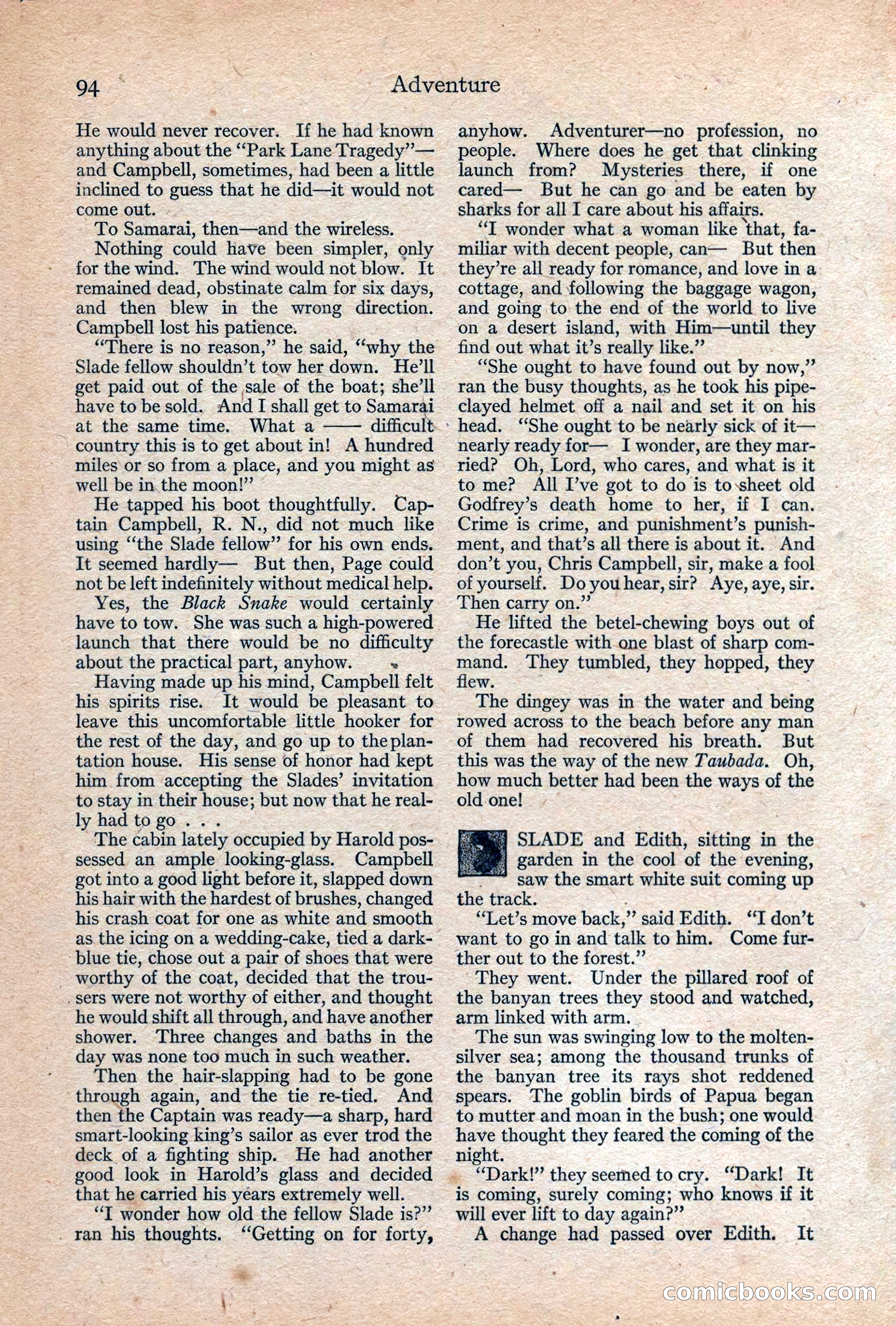 Adventure, February 1917 — page 96 of 228