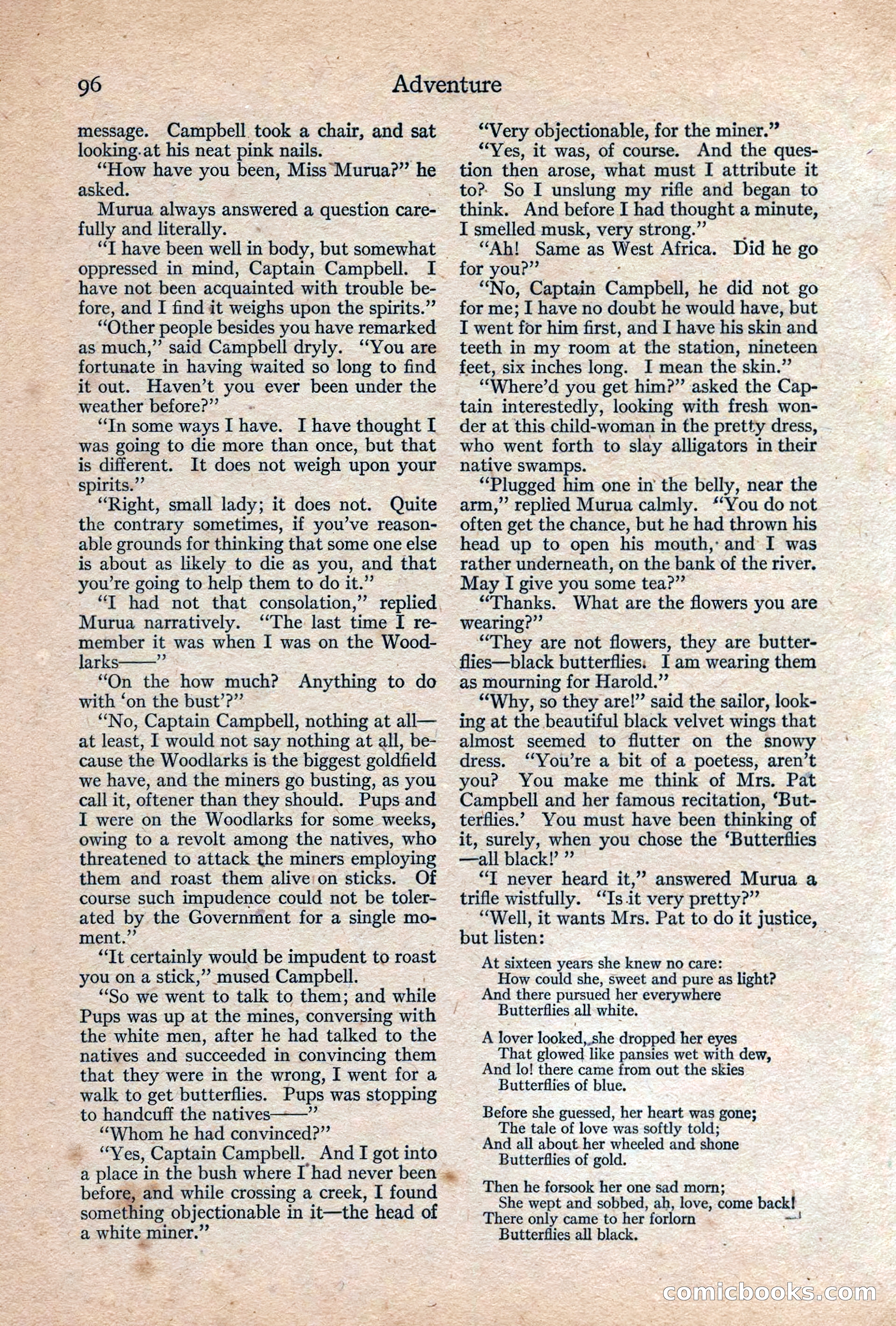 Adventure, February 1917 — page 98 of 228