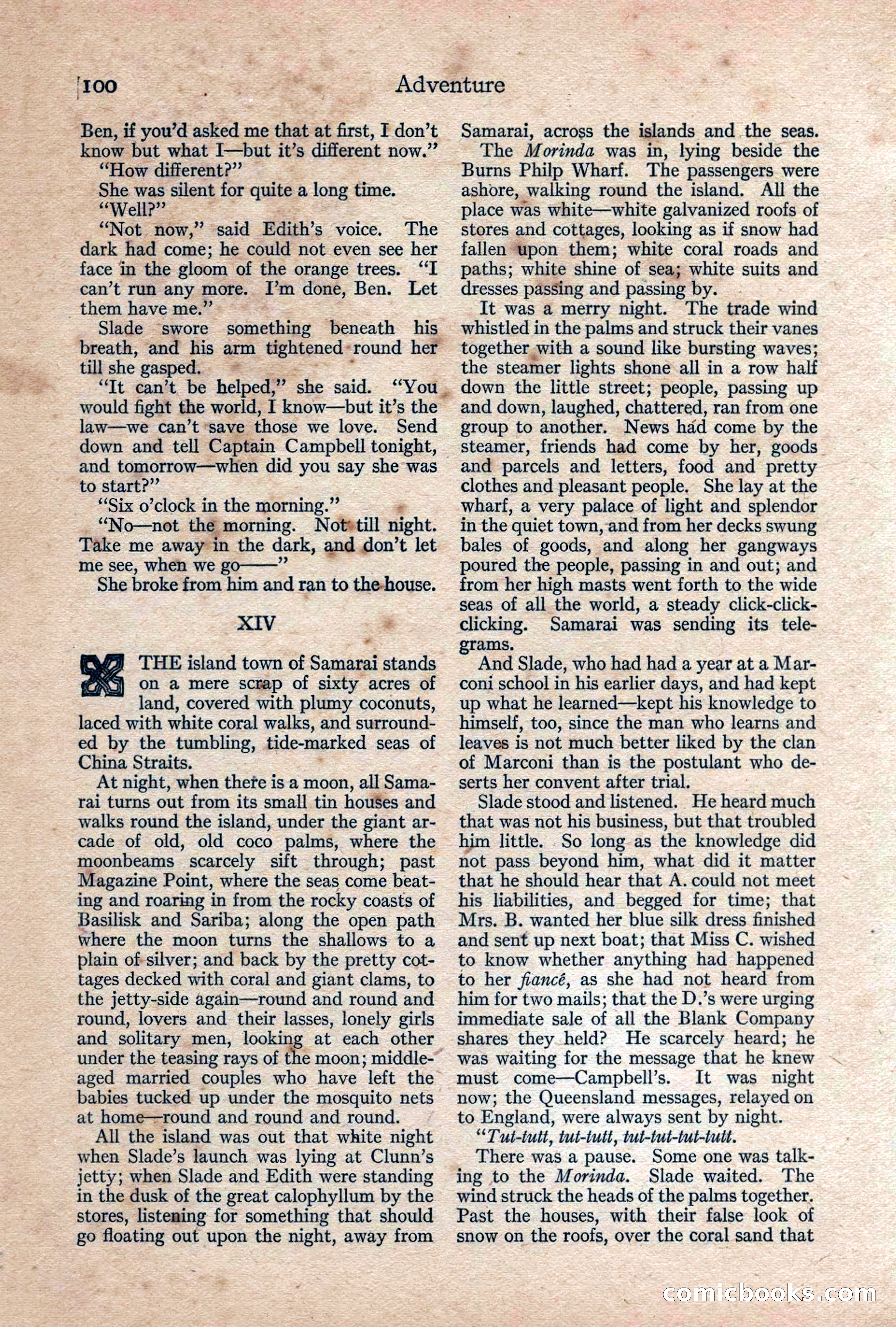 Adventure, February 1917 — page 102 of 228