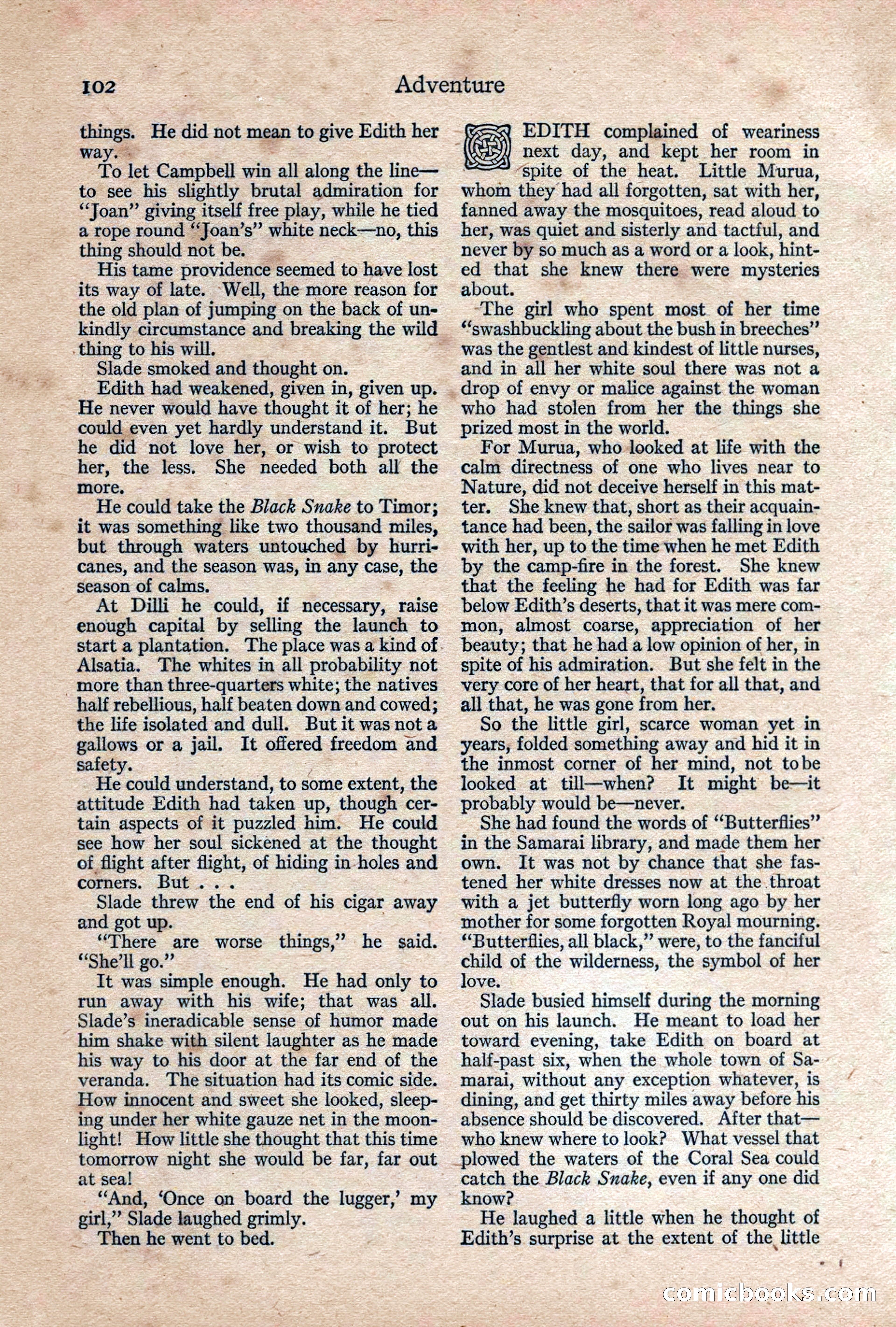 Adventure, February 1917 — page 104 of 228