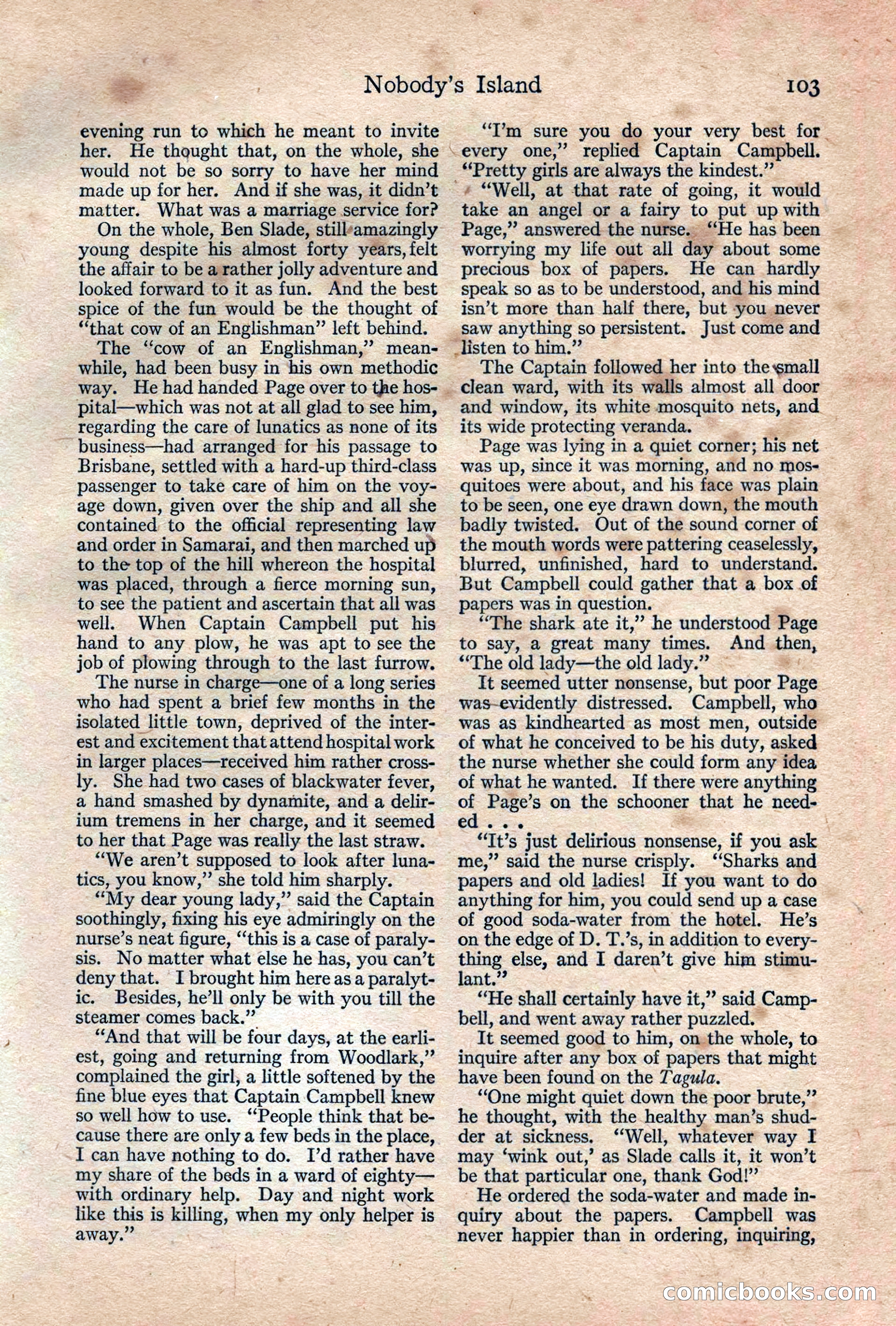 Adventure, February 1917 — page 105 of 228