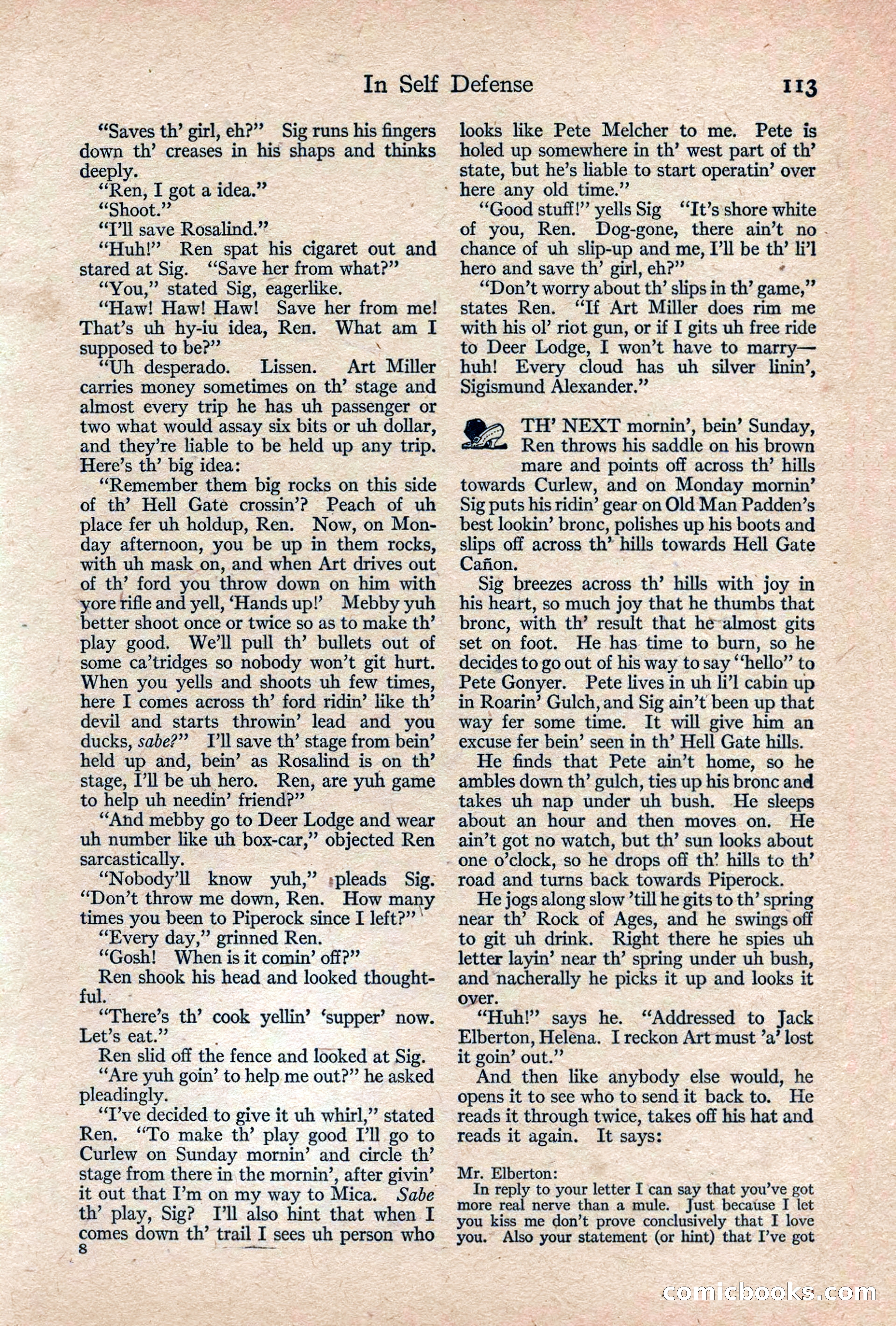 Adventure, February 1917 — page 115 of 228