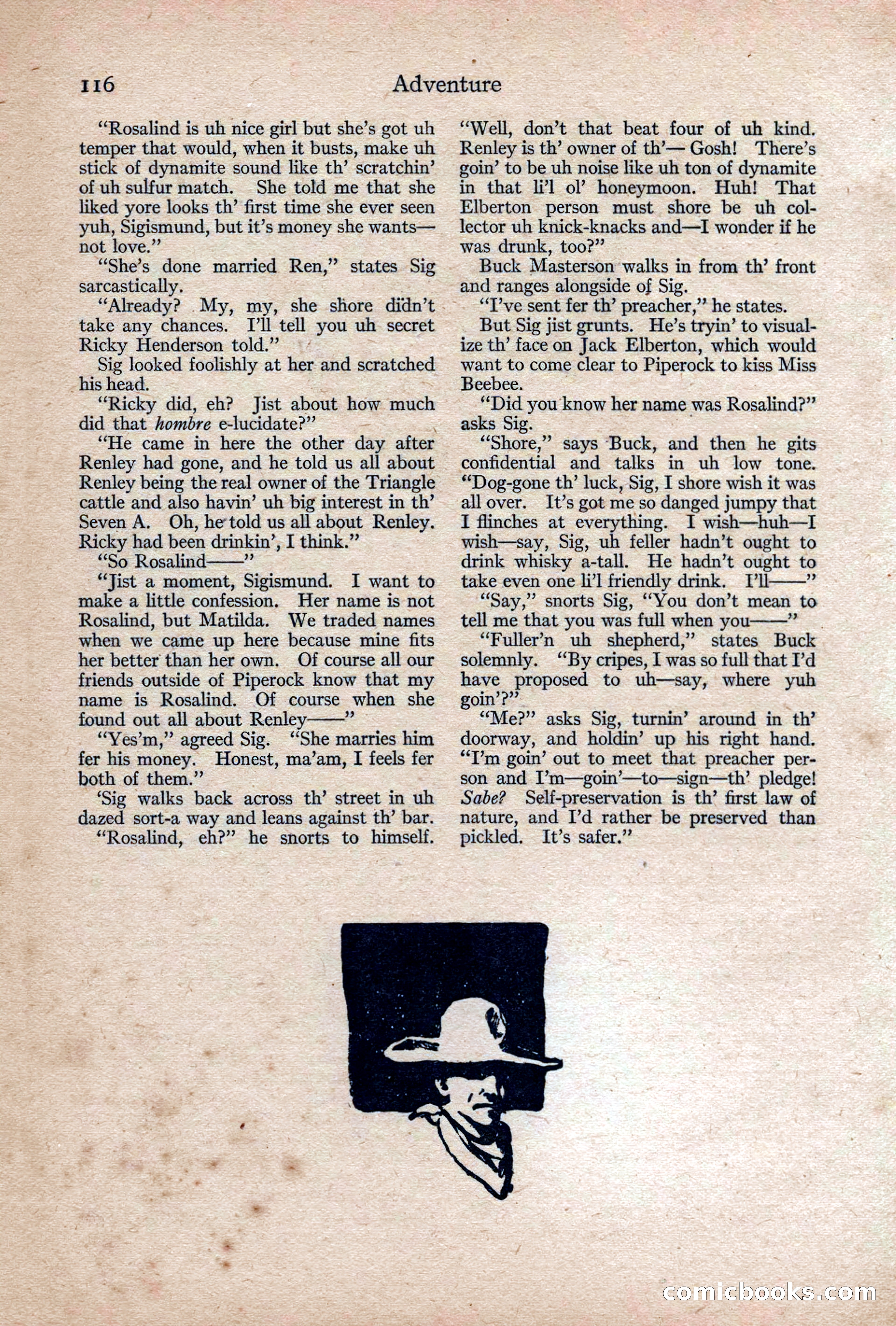 Adventure, February 1917 — page 118 of 228