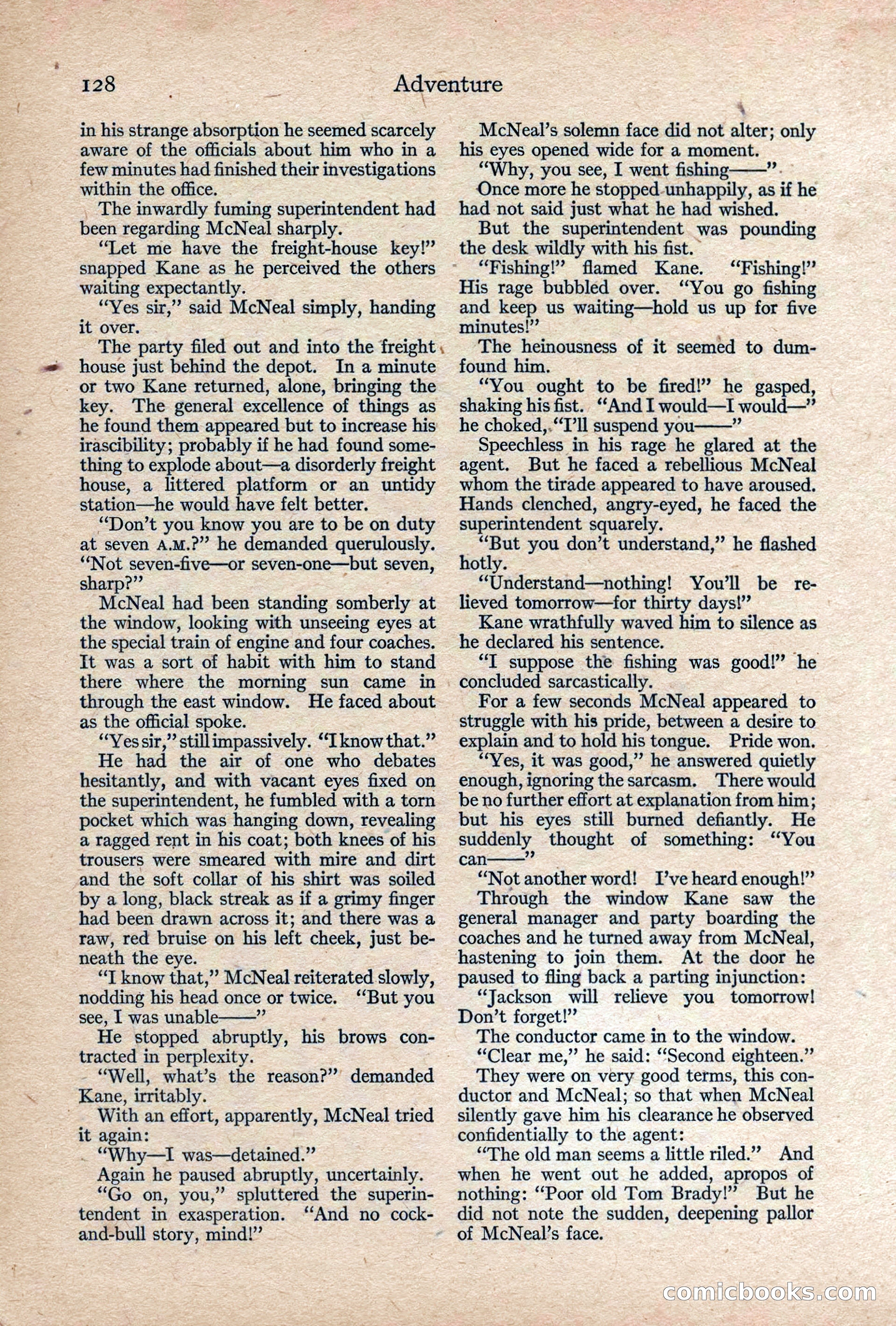 Adventure, February 1917 — page 130 of 228