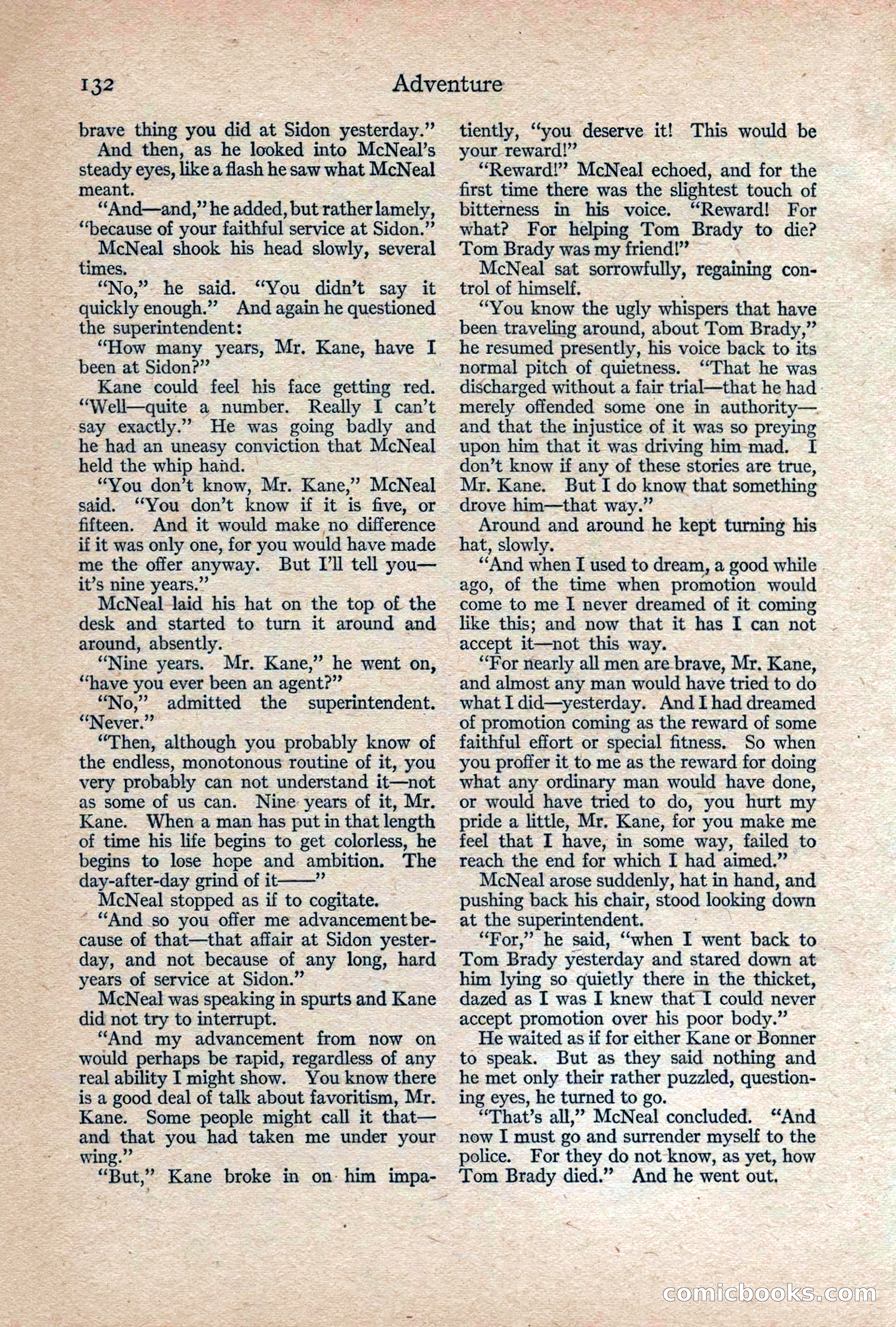 Adventure, February 1917 — page 134 of 228