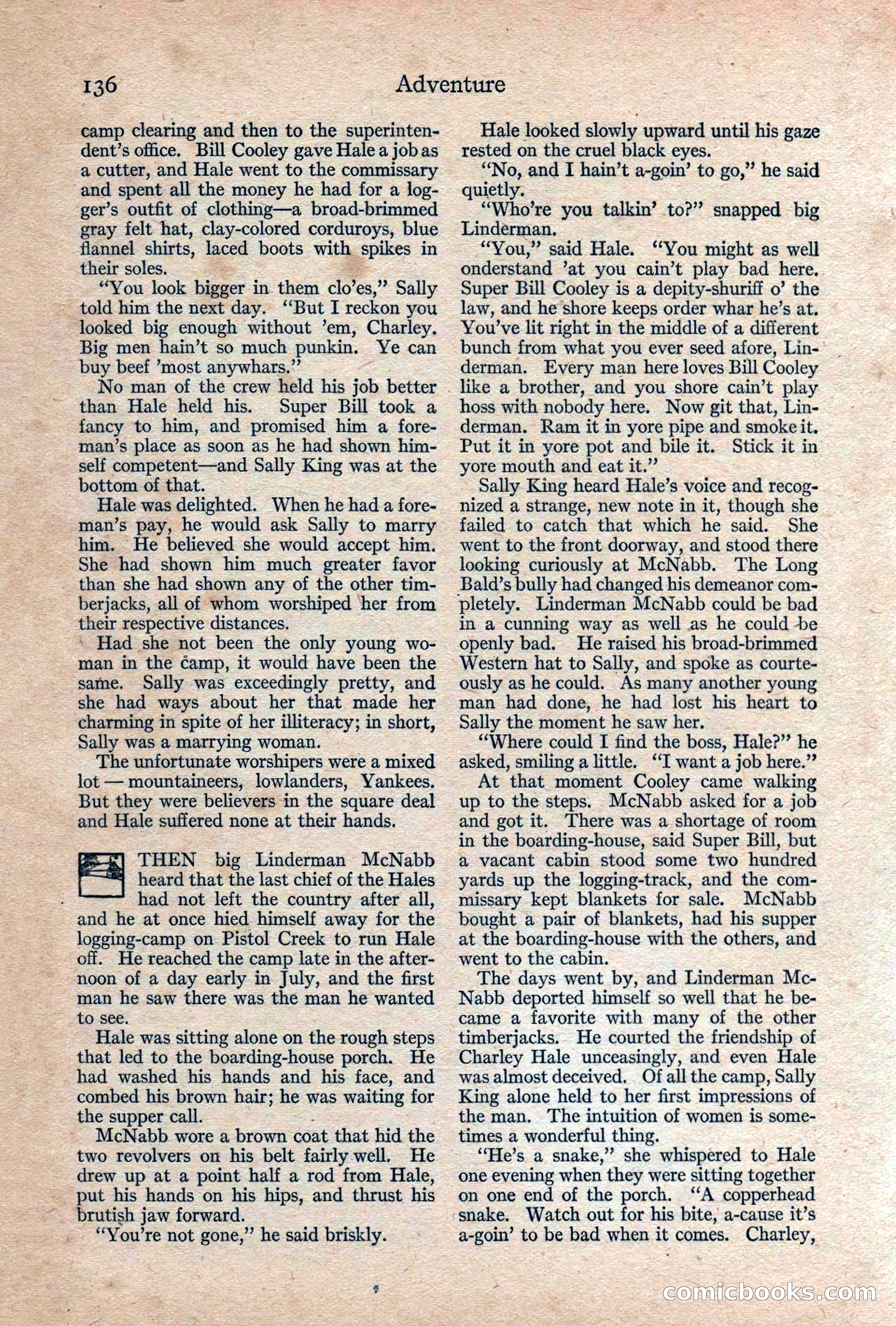 Adventure, February 1917 — page 138 of 228
