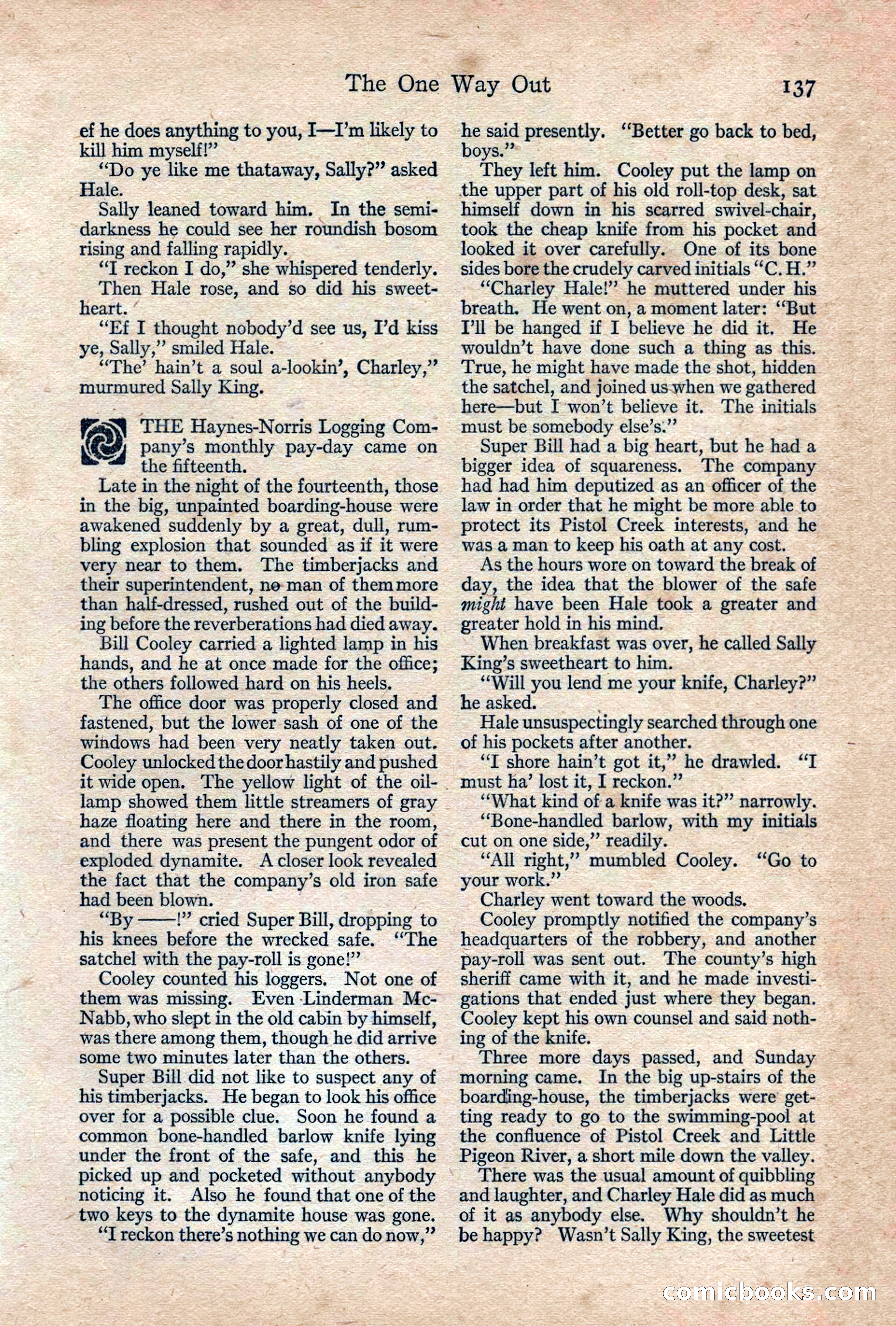 Adventure, February 1917 — page 139 of 228