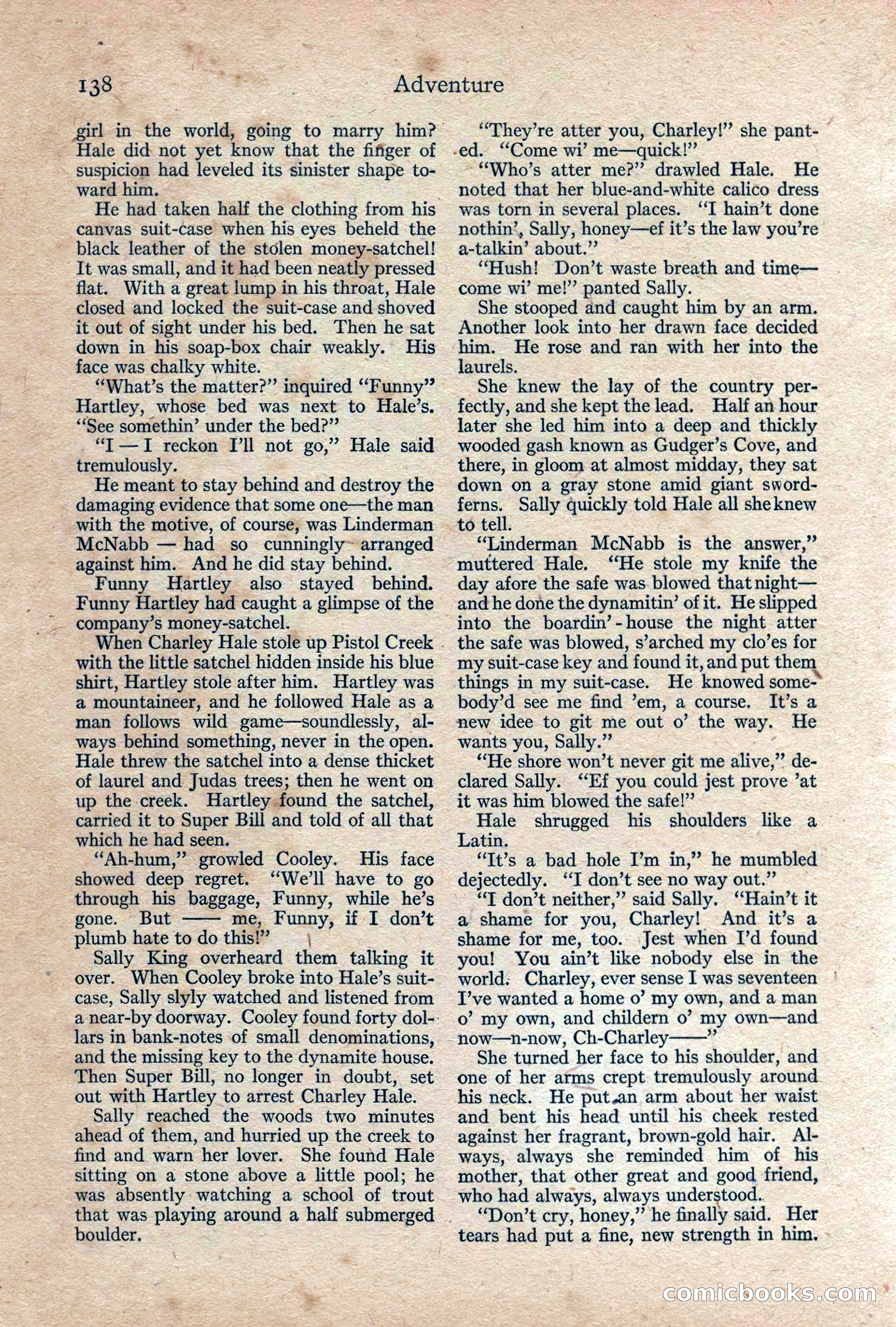 Adventure, February 1917 — page 140 of 228