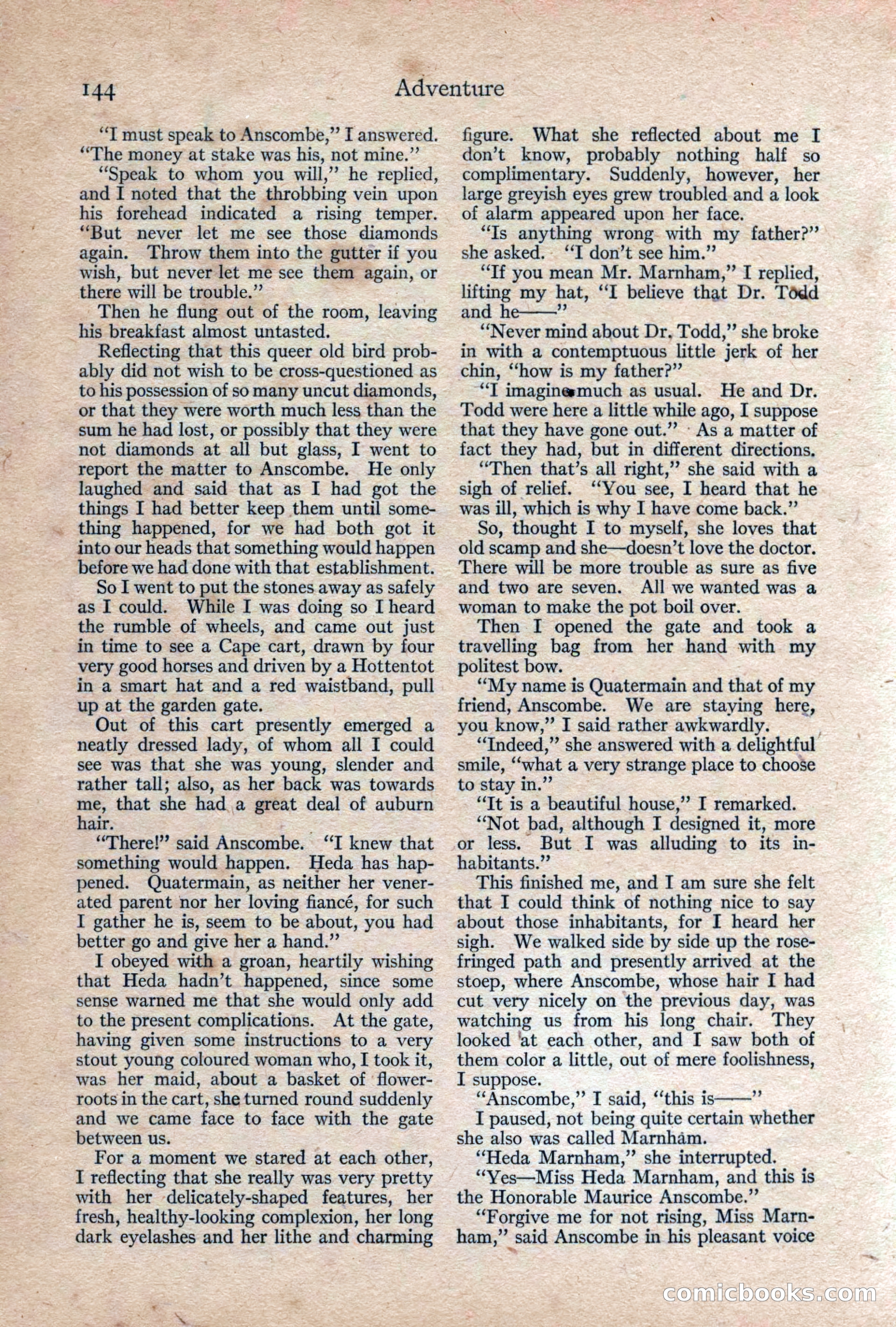 Adventure, February 1917 — page 146 of 228