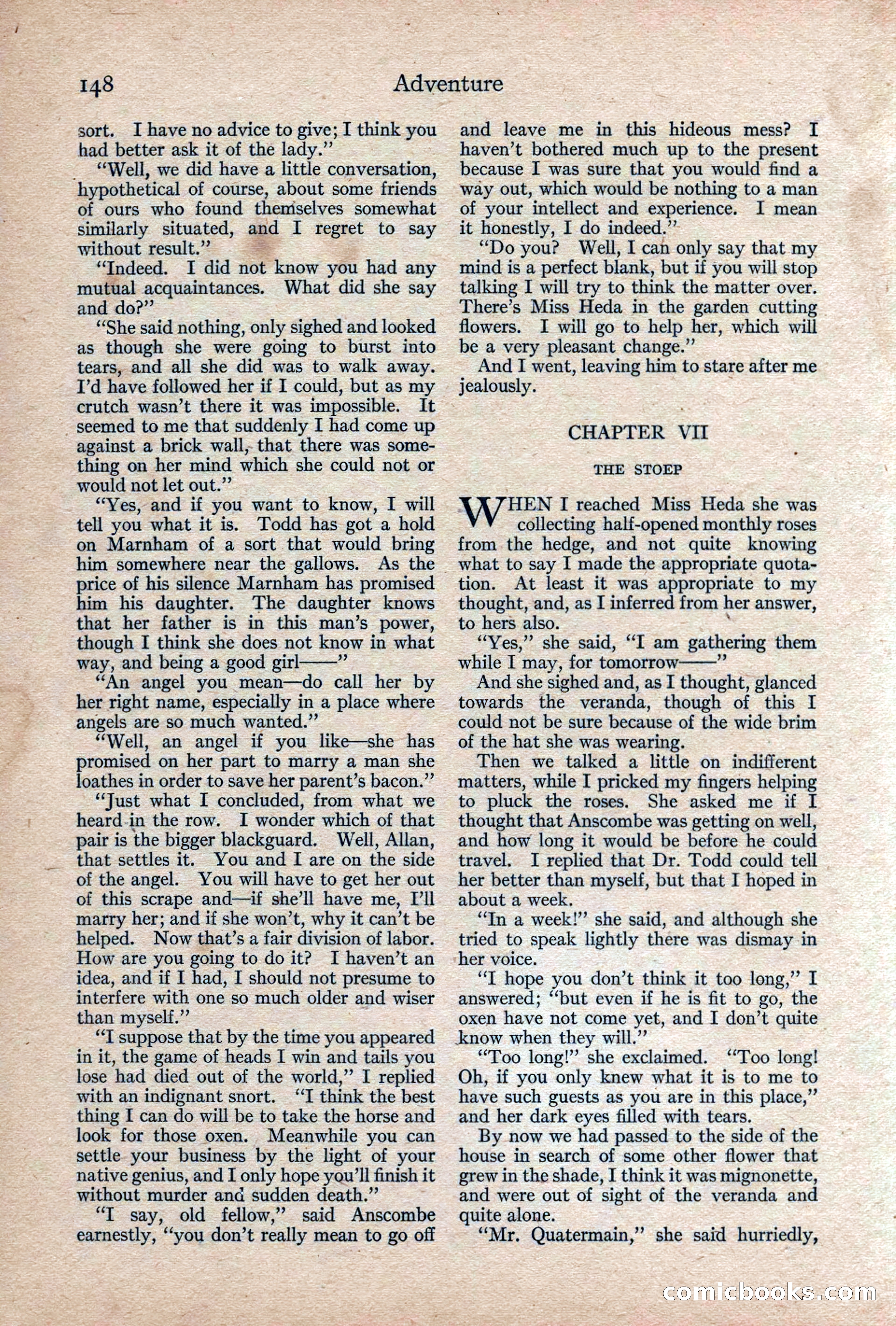 Adventure, February 1917 — page 150 of 228