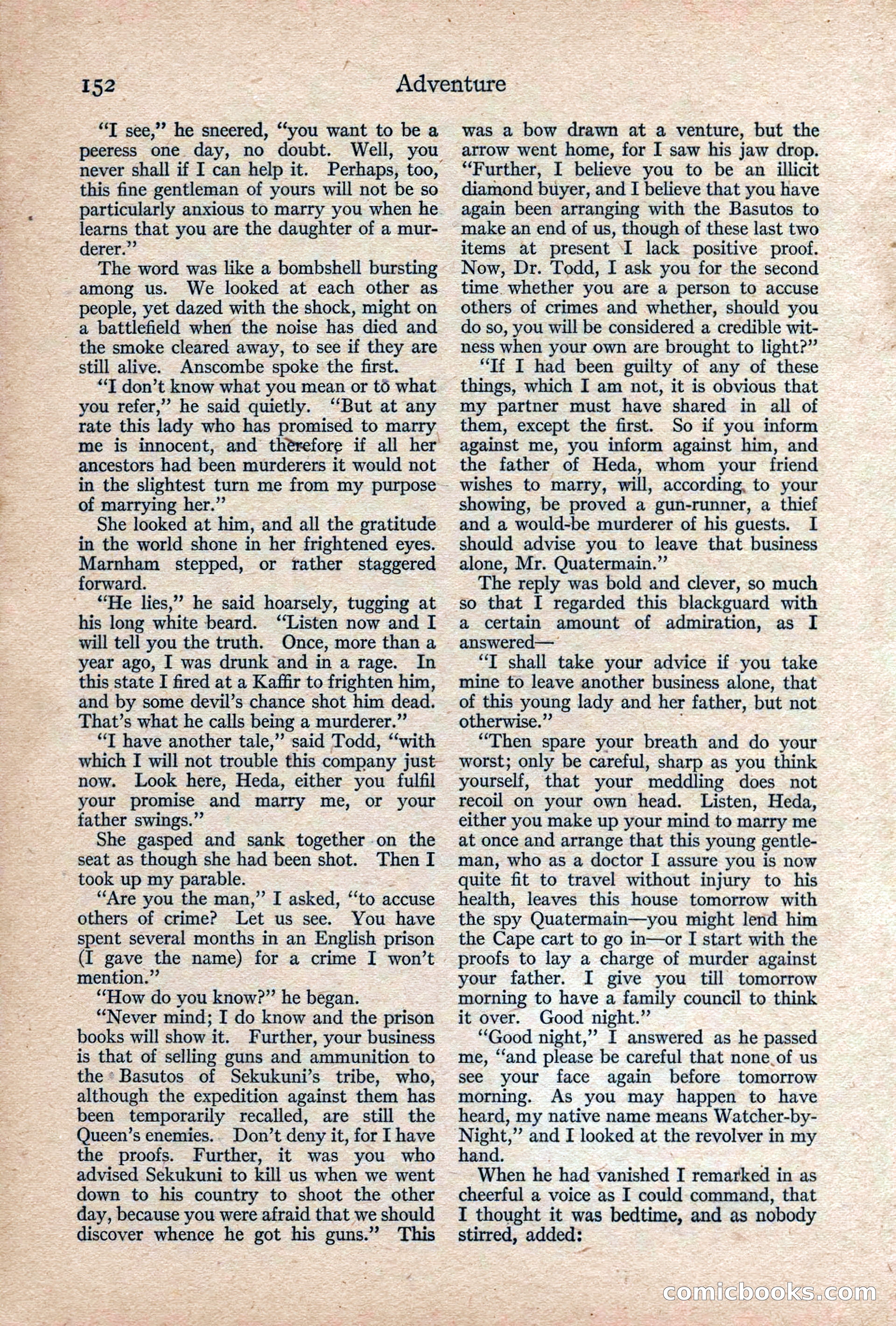 Adventure, February 1917 — page 154 of 228