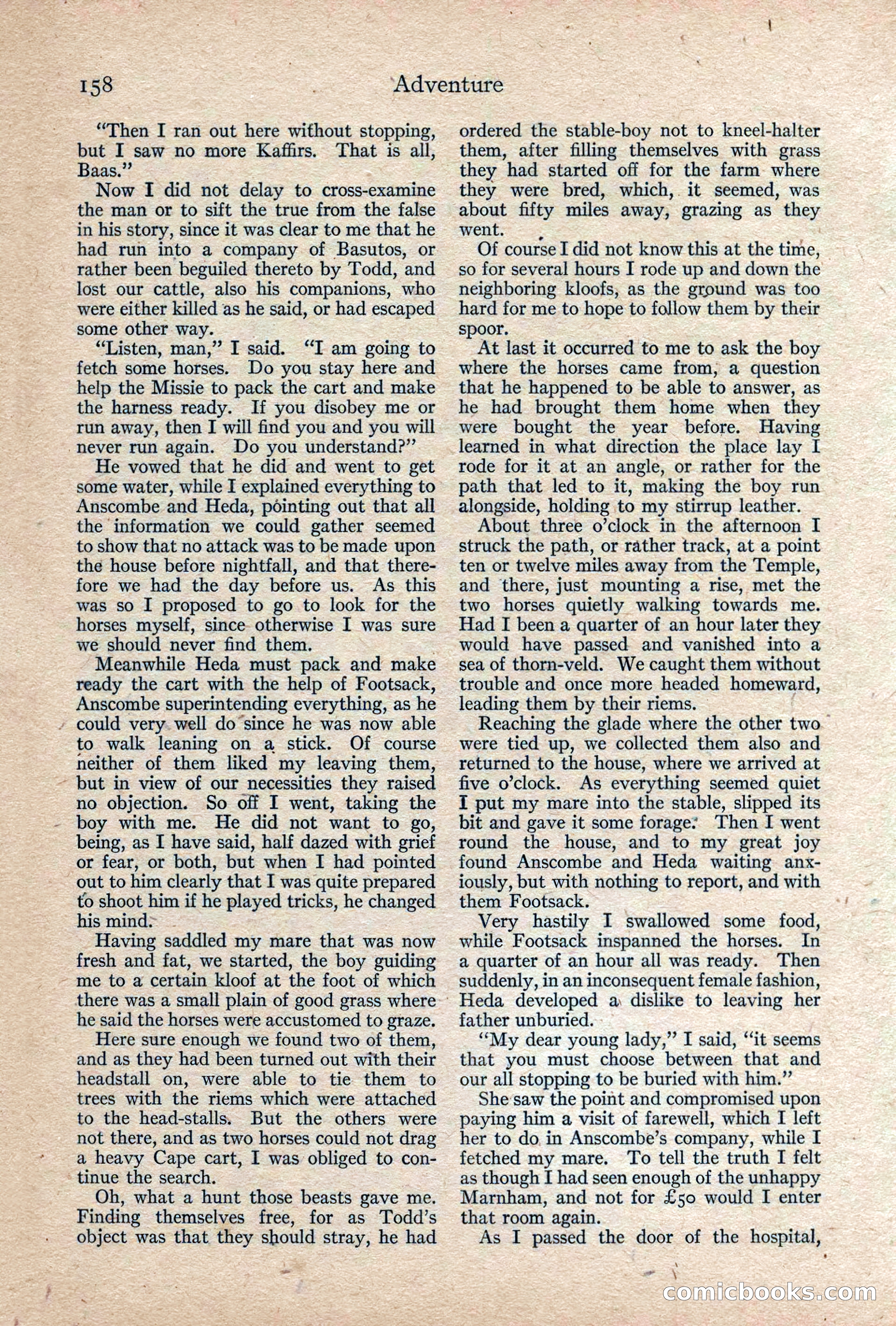 Adventure, February 1917 — page 160 of 228