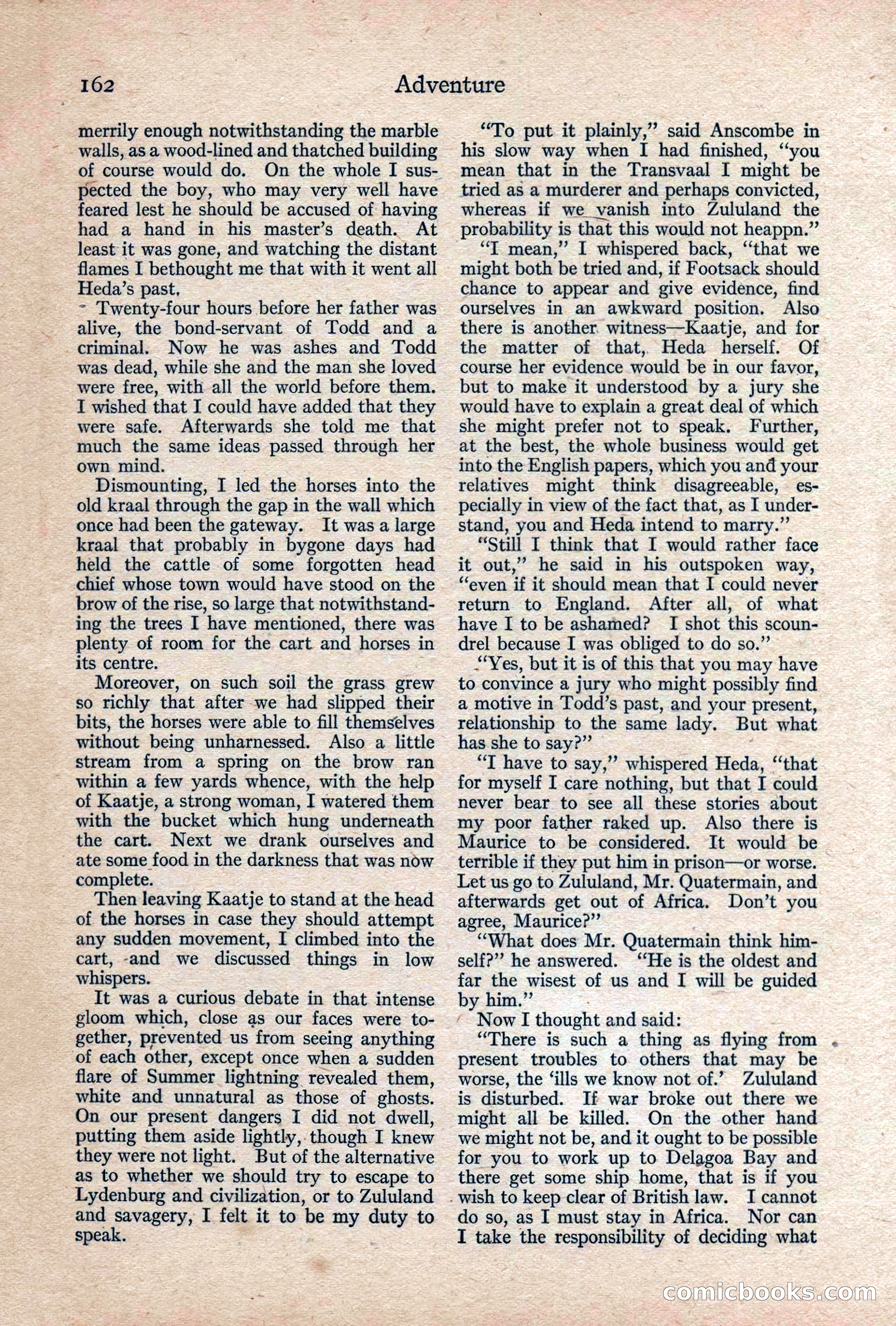 Adventure, February 1917 — page 164 of 228